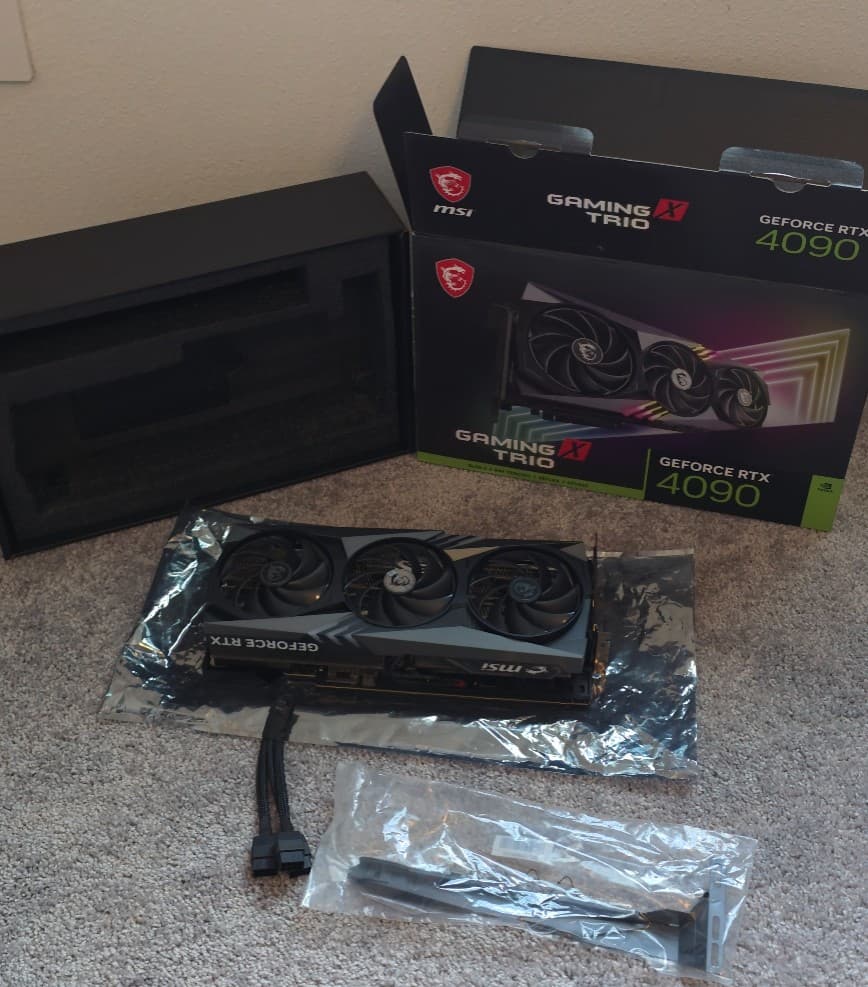 MSI GeForce RTX 4090 GAMING X TRIO 24GB GDDR6X Graphics Card