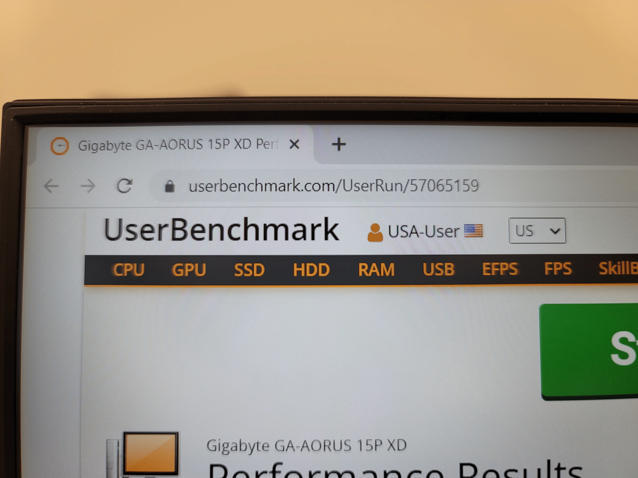 Gigabyte Aorus 15.6 IPS 240Hz Gaming Laptop - I7 - RTX 3070 