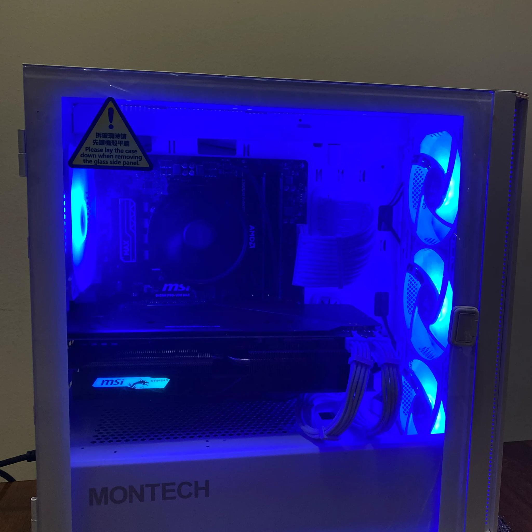 ON SALE! STREAMING/GAMING PC RYZEN 5 4500/RX 5700XT 8GB/32GB RAM 3200Mhz