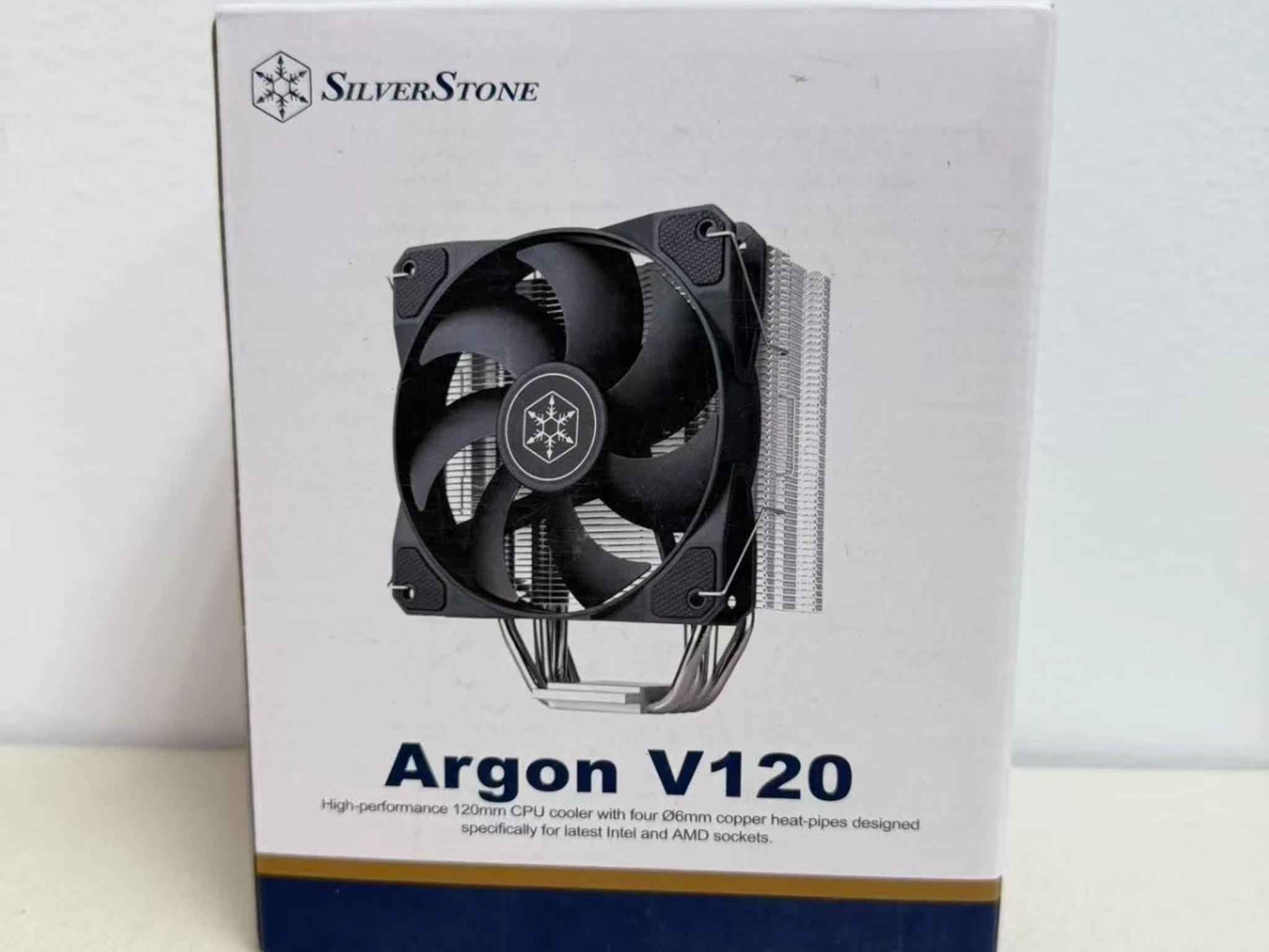Silverstone ARV120B Intel LGA1700/1850 AMD AM4/AM5 Socket ARGON V120 CPU Cooler