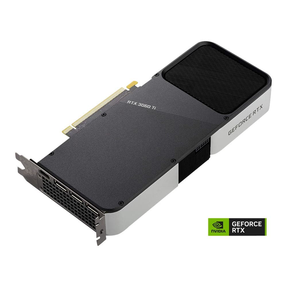 NVIDIA GeForce RTX 3060 Ti Founders Edition Dual-Fan 8GB GDDR6 PCIe 4.0 Graphics Card