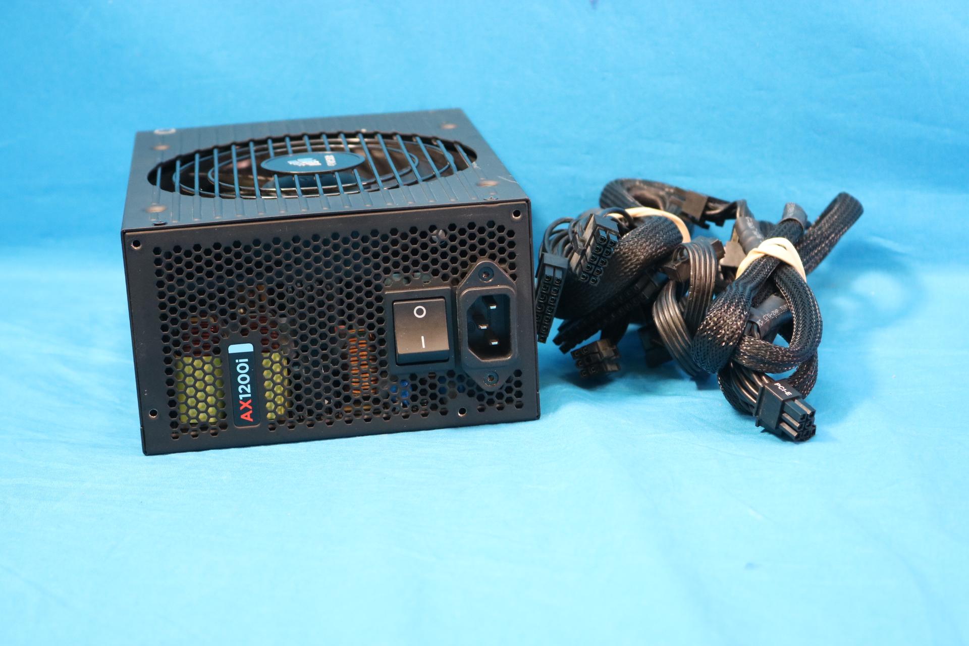 Corsair AX1200i 1200W 80+ Titanium Fully-Modular ATX Desktop PSU - 4212140195