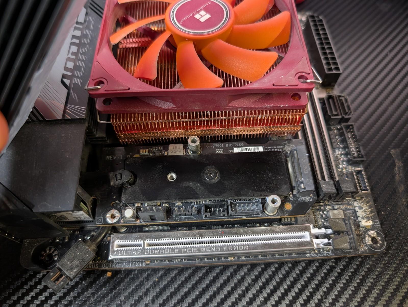 Gigabyte Z790I Aorus Ultra w/ Intel I5-14600k & AXP90-47 Cooler & Contact Frame