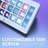 A.JAZZ AKP153 Stream Studio Controller Keypad Type-c Wired with 15 Macro LCD Key