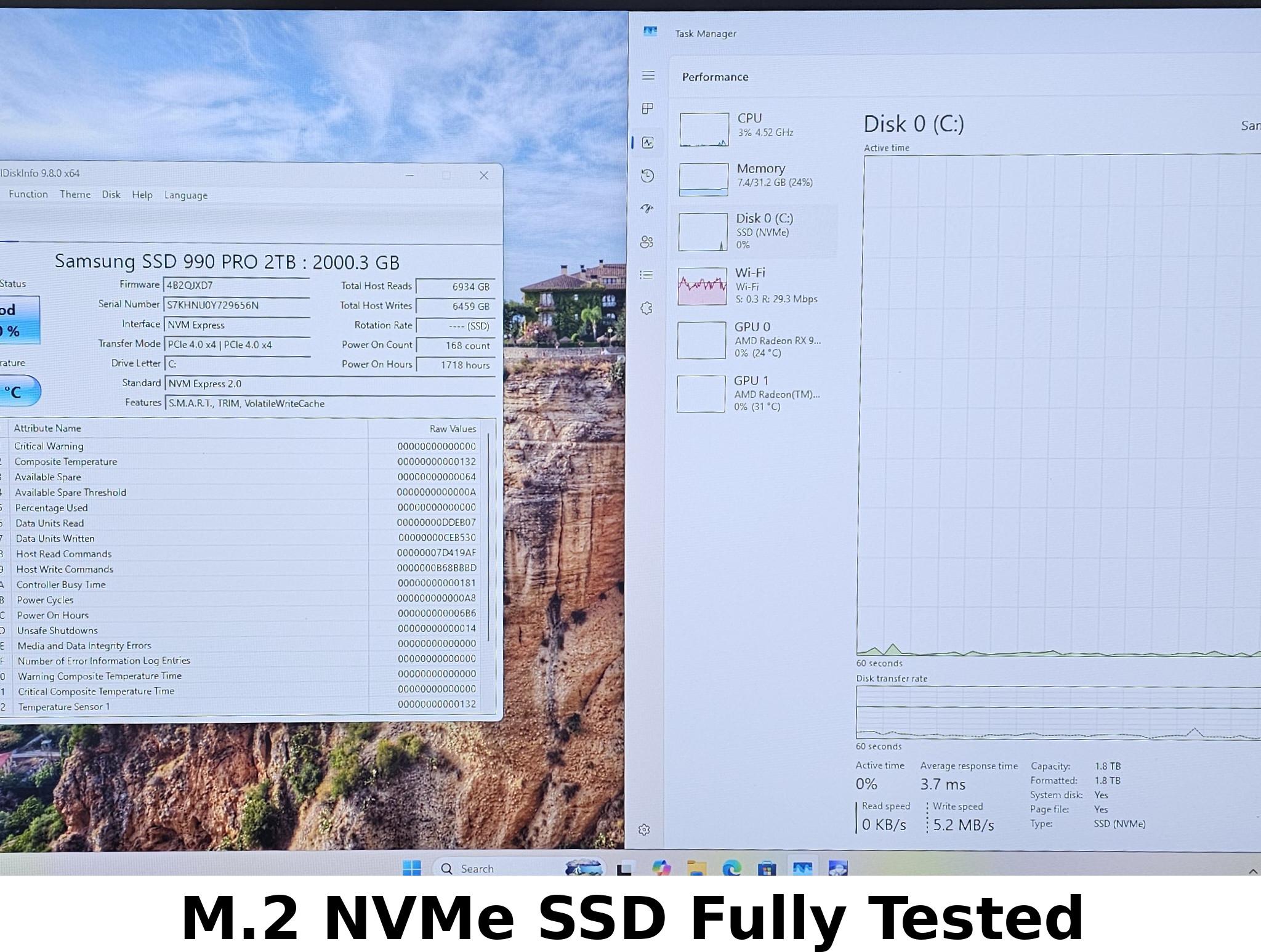 2TB NVMe M.2 SSD Samsung 990 PRO