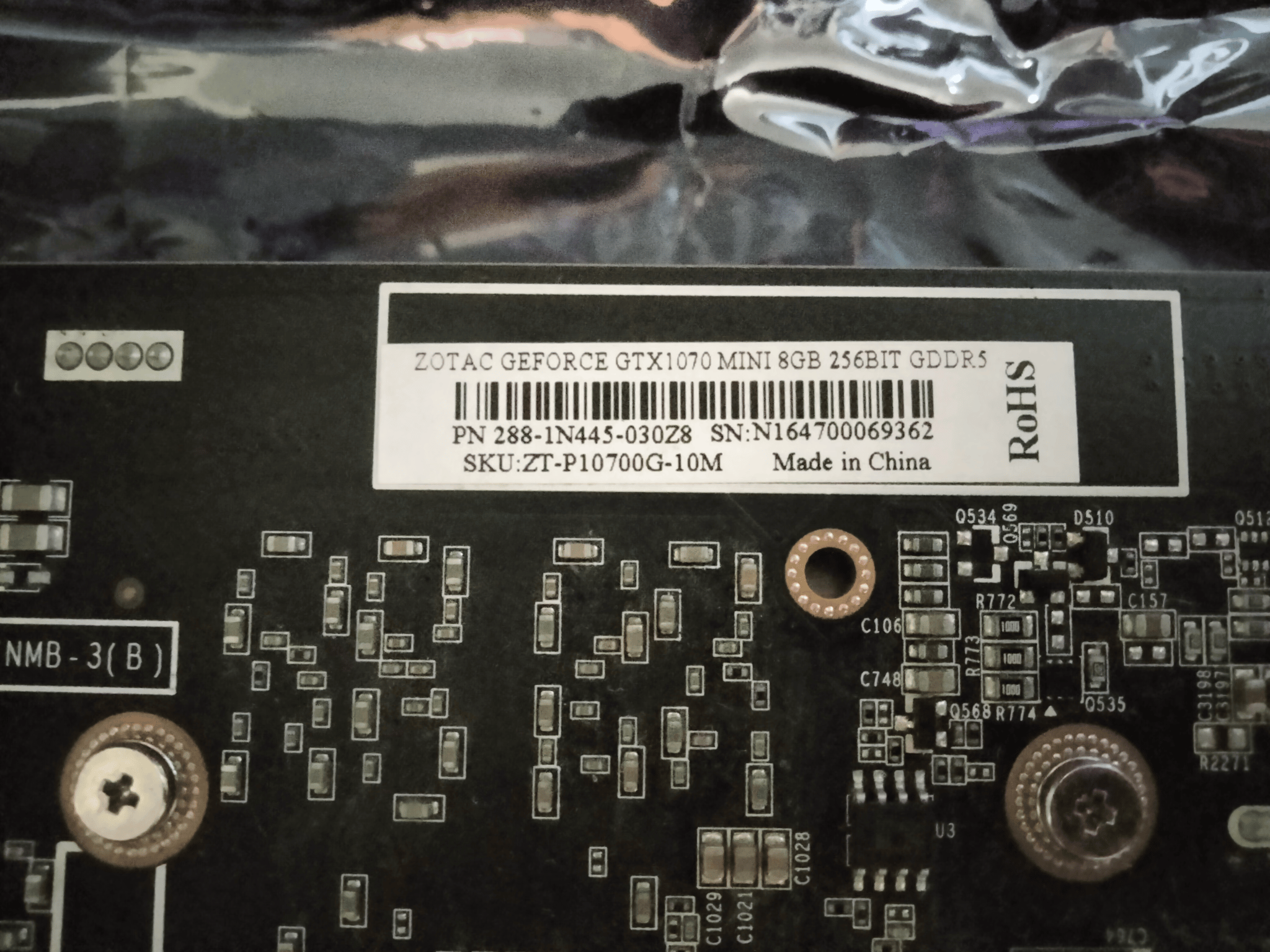 Zotac Mini GTX 1070 8gb
