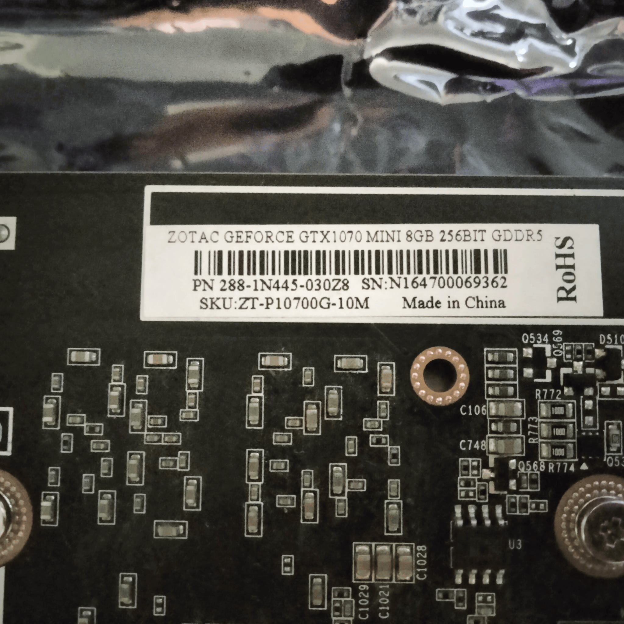 Zotac Mini GTX 1070 8gb