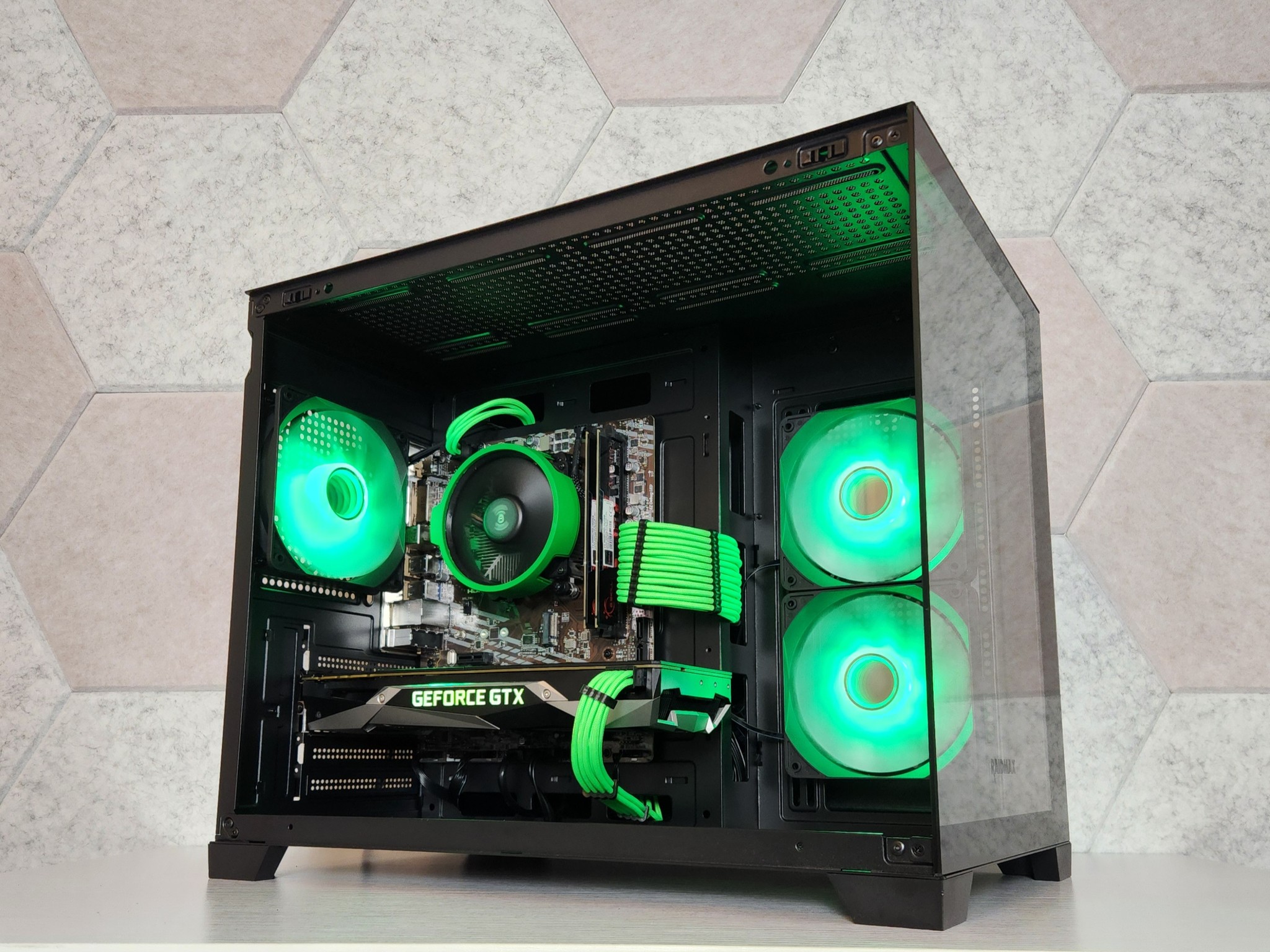 💚Green Machine PC | NVIDIA GTX 1070 8GB | Ryzen 5 3600 | 16GB RAM | 512GB SSD | Windows 11