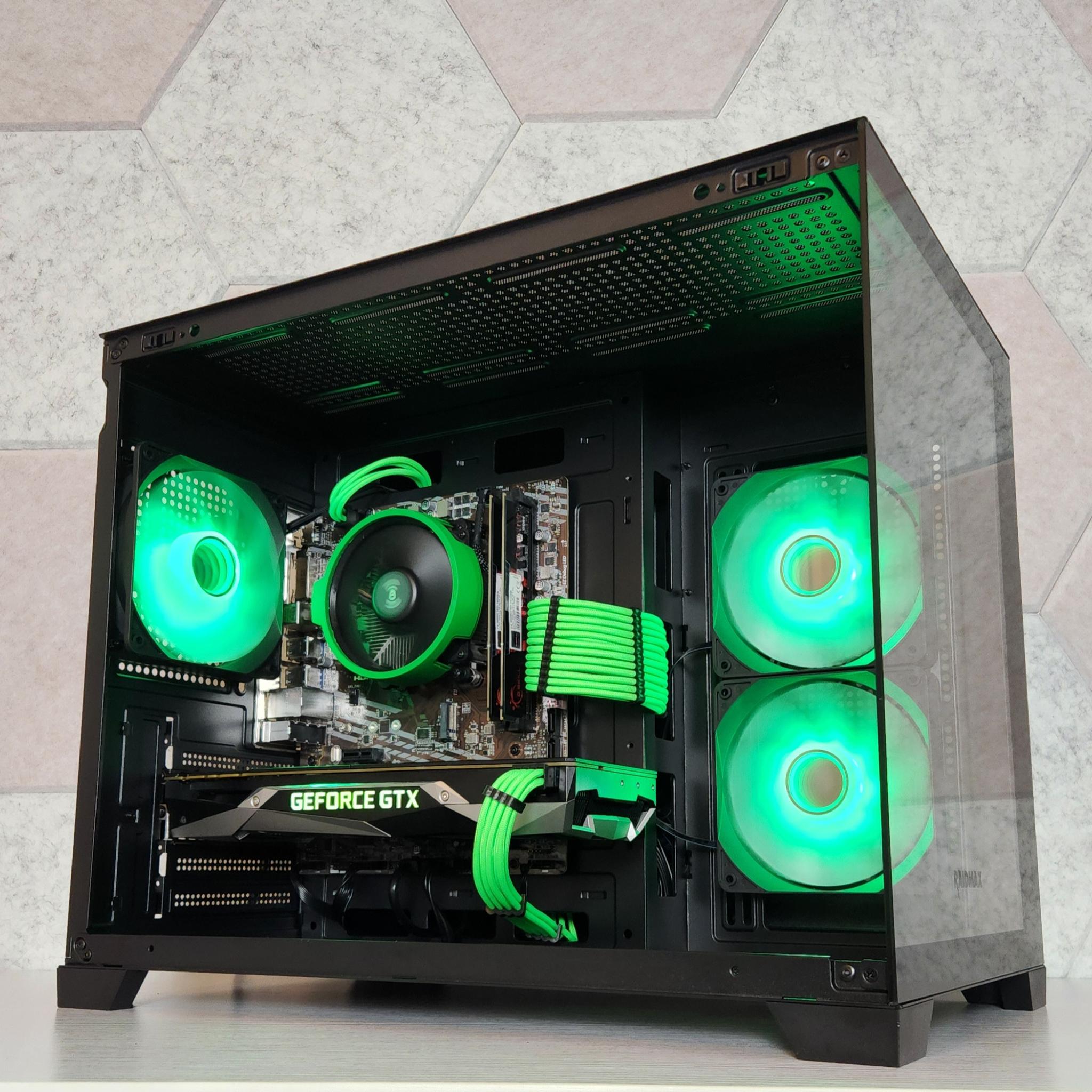 💚Green Machine PC | NVIDIA GTX 1070 8GB | Ryzen 5 3600 | 16GB RAM | 512GB SSD | Windows 11