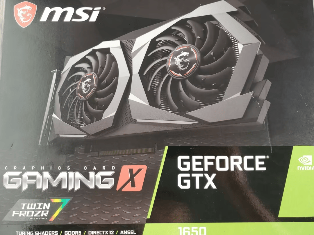 MSI Gaming X 1650 4gb