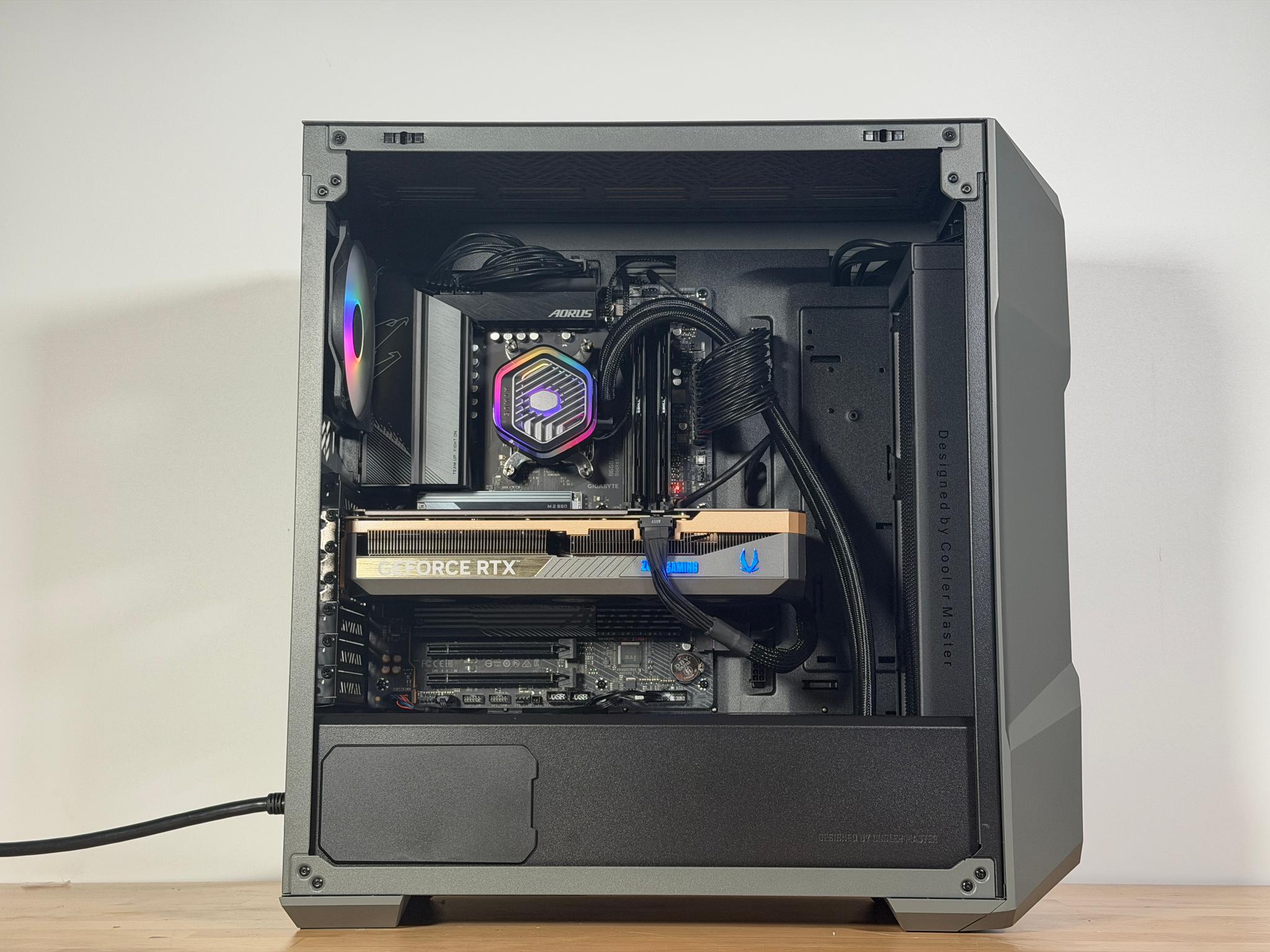 RTX 5080 Ryzen 7 9800x3d Gaming PC with 64gb DDR5 and 4TB NVME SSD