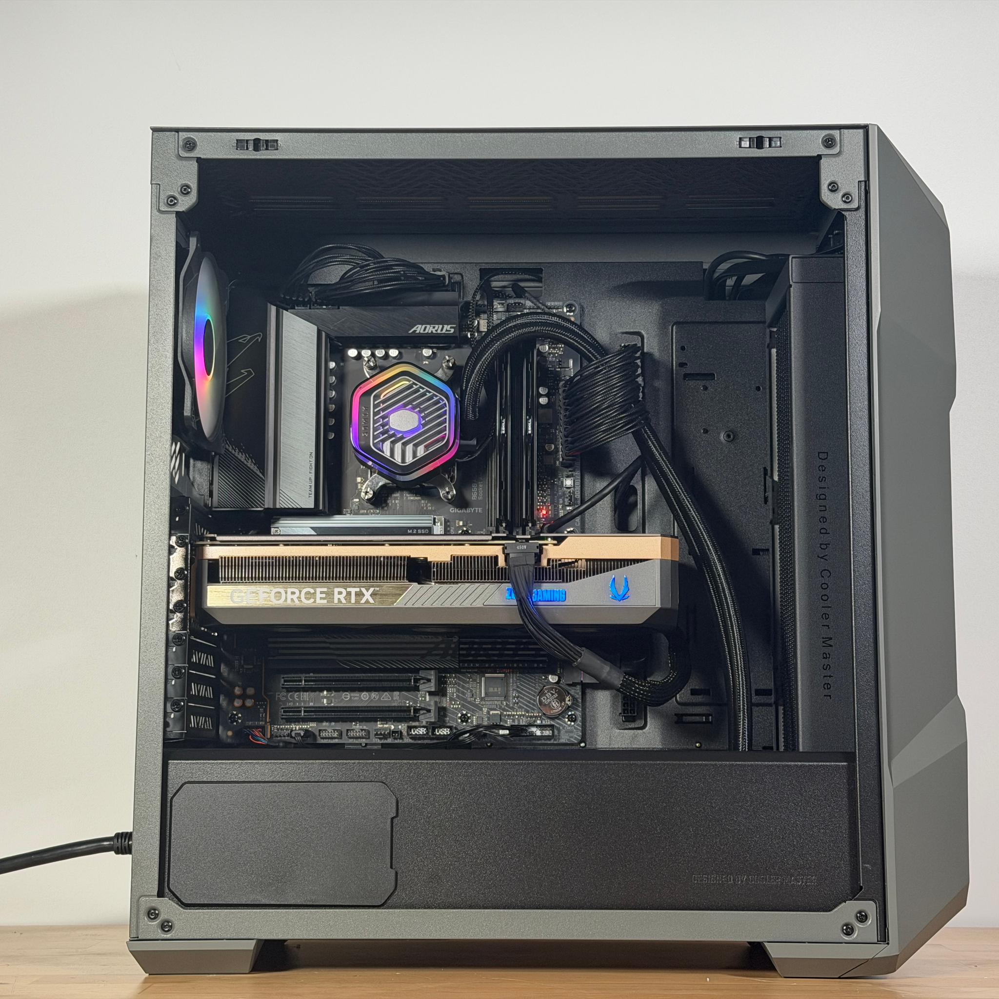 RTX 5080 Ryzen 7 9800x3d Gaming PC with 64gb DDR5 and 4TB NVME SSD