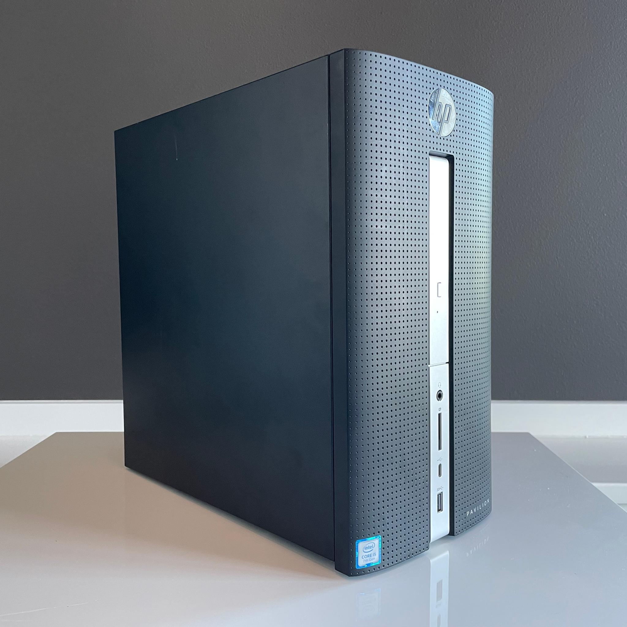 HP Pavilion Budget Gaming PC! i5-7600 12GB RAM Radeon RX560 4GB 256SSD
