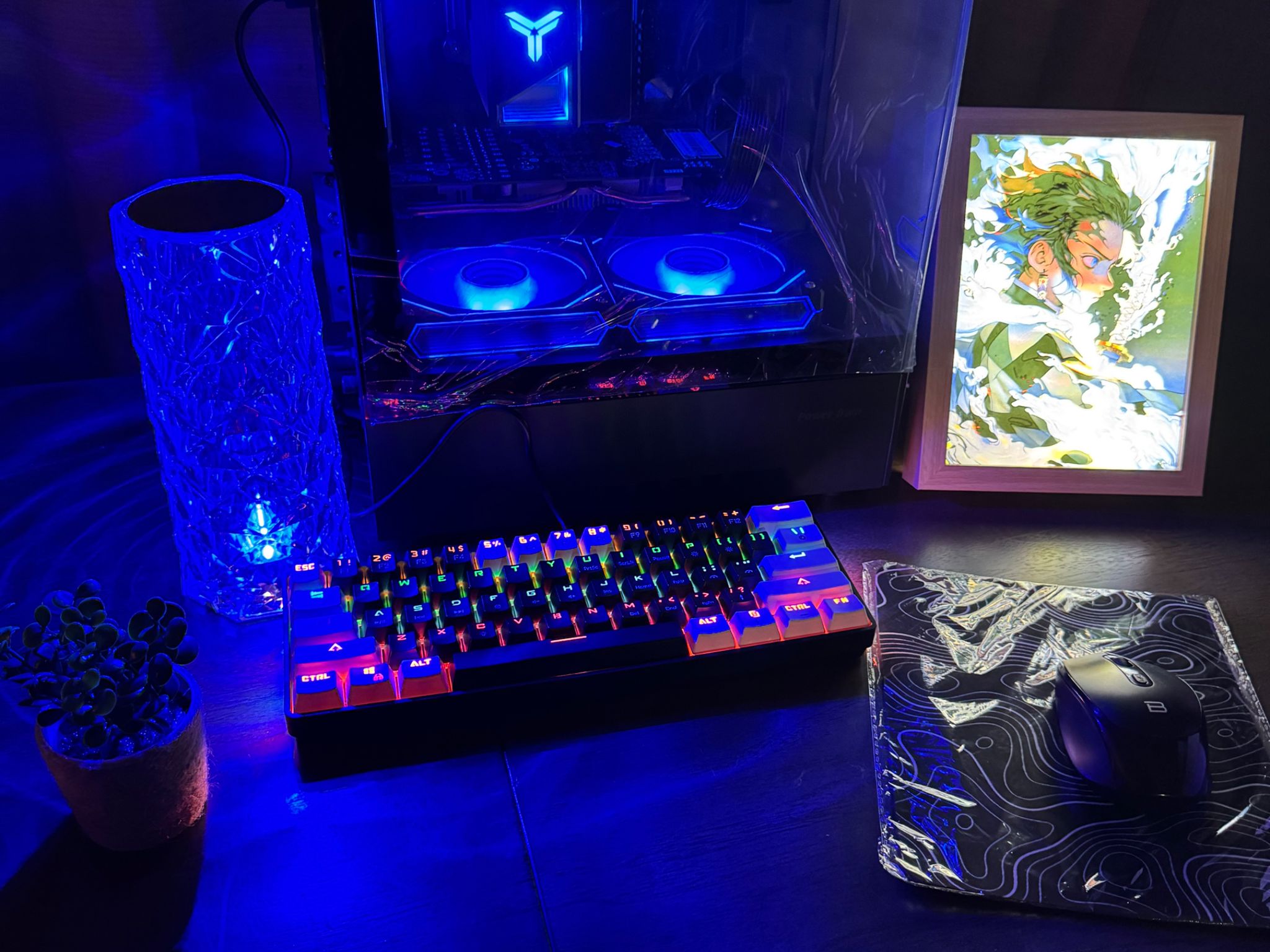 Fire Tech Labs: midnight Moodz i5 12400f/ RTX 2060 SUPER/ 1TB SSD/ 16gb DDR 4 3600/ Seaview case