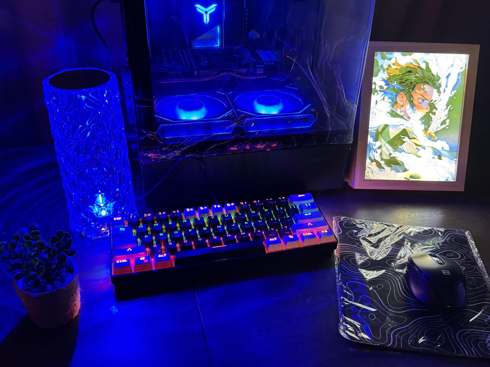 Fire Tech Labs: midnight Moodz i5 12400f/ RTX 2060 SUPER/ 1TB SSD/ 16gb DDR 4 3600/ Seaview case