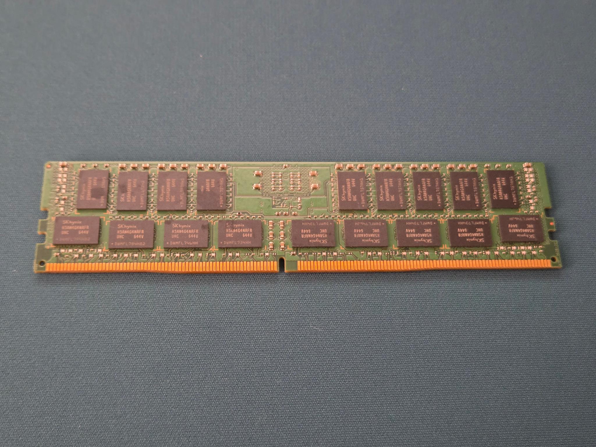 16GB DDR4 ECC Registered Server RAM — SK Hynix 2Rx4 PC4-2400T