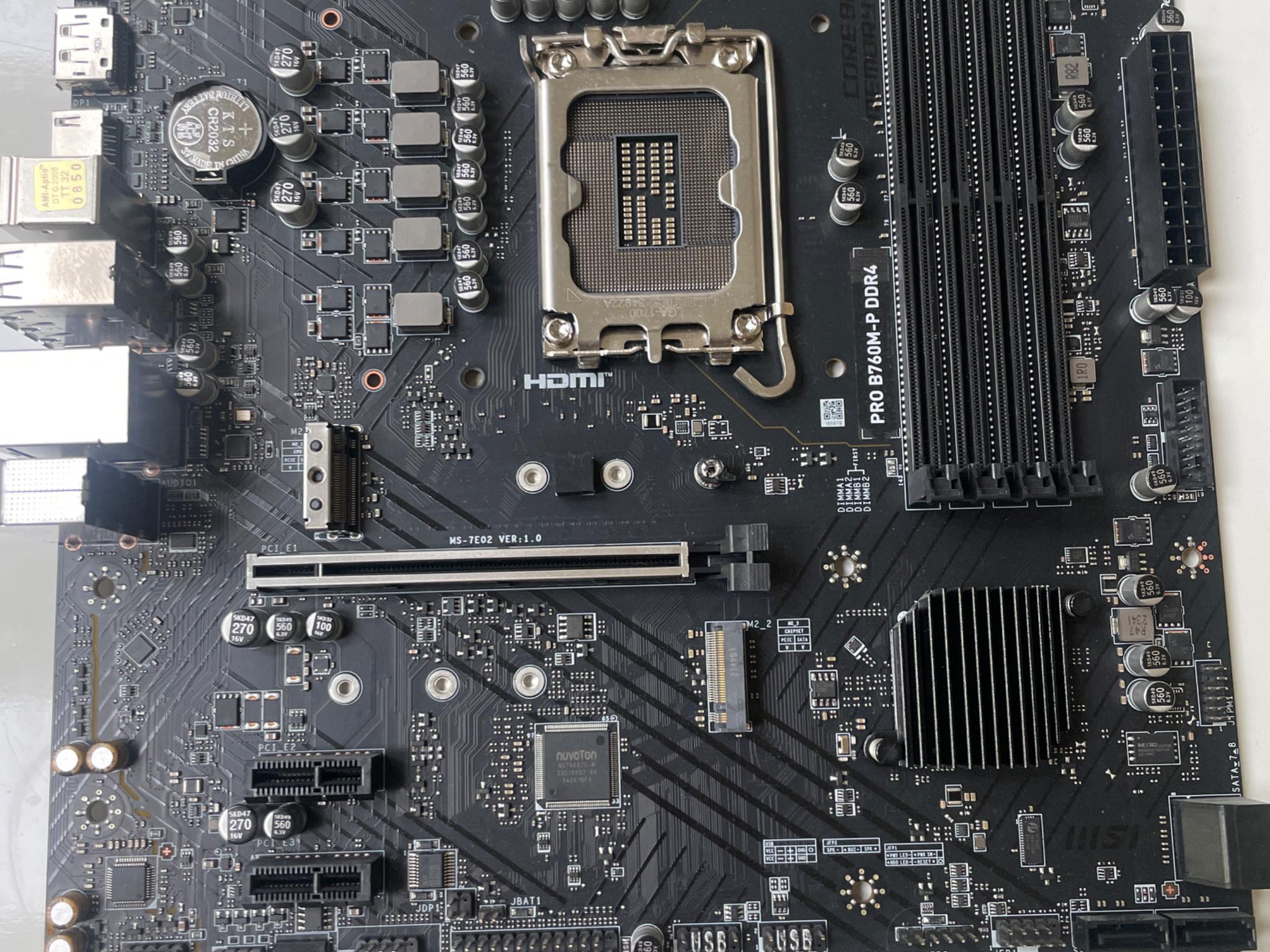 Msi Pro B760-P ddr4
