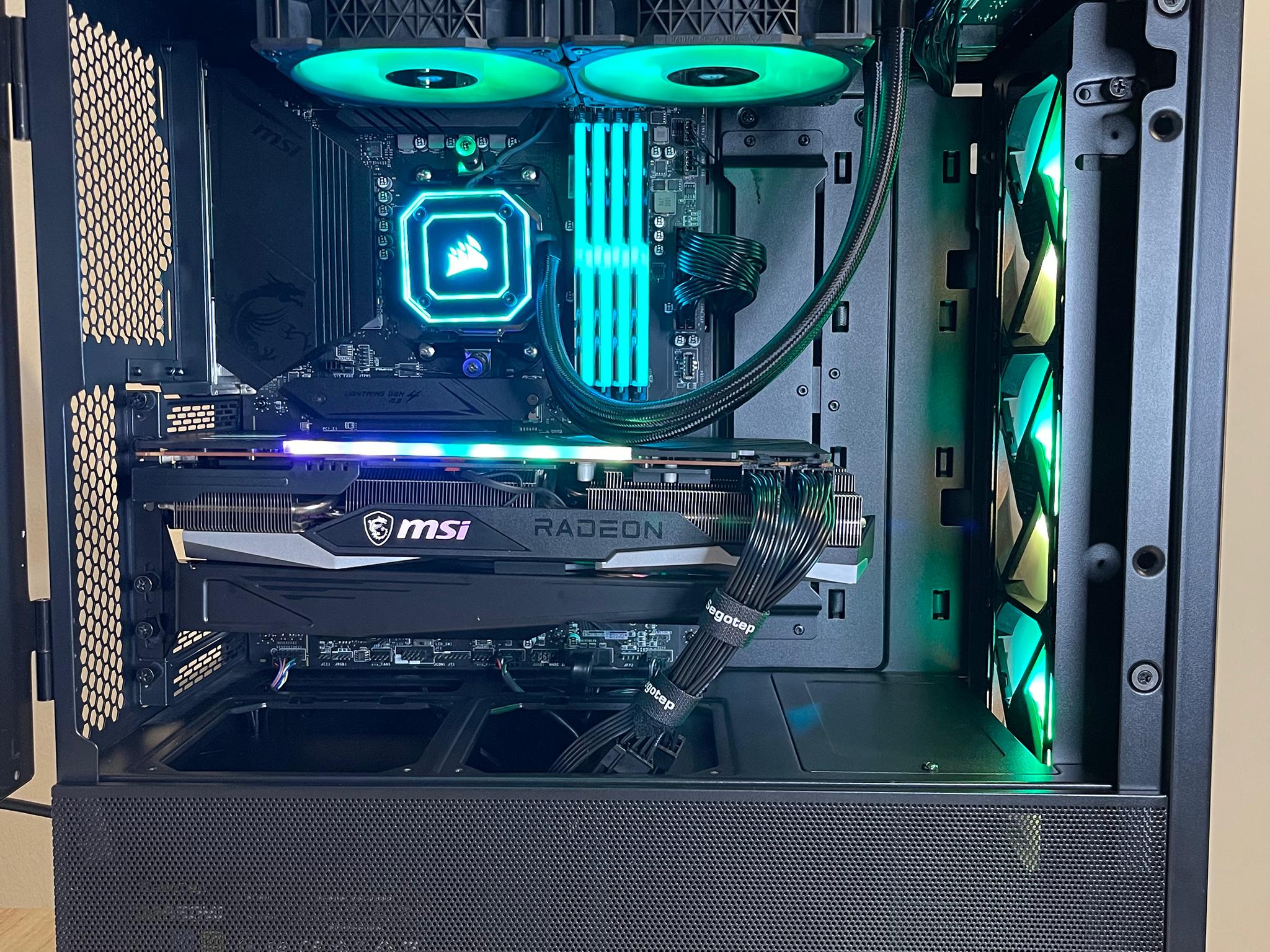 RX 6800 + Ryzen 9 5900x 12core 24thread + 32GB RAM
