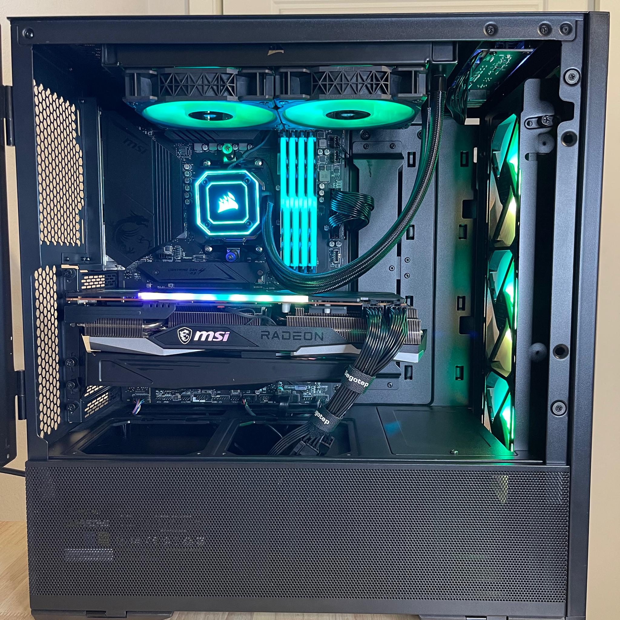 RX 6800 + Ryzen 9 5900x 12core 24thread + 32GB RAM
