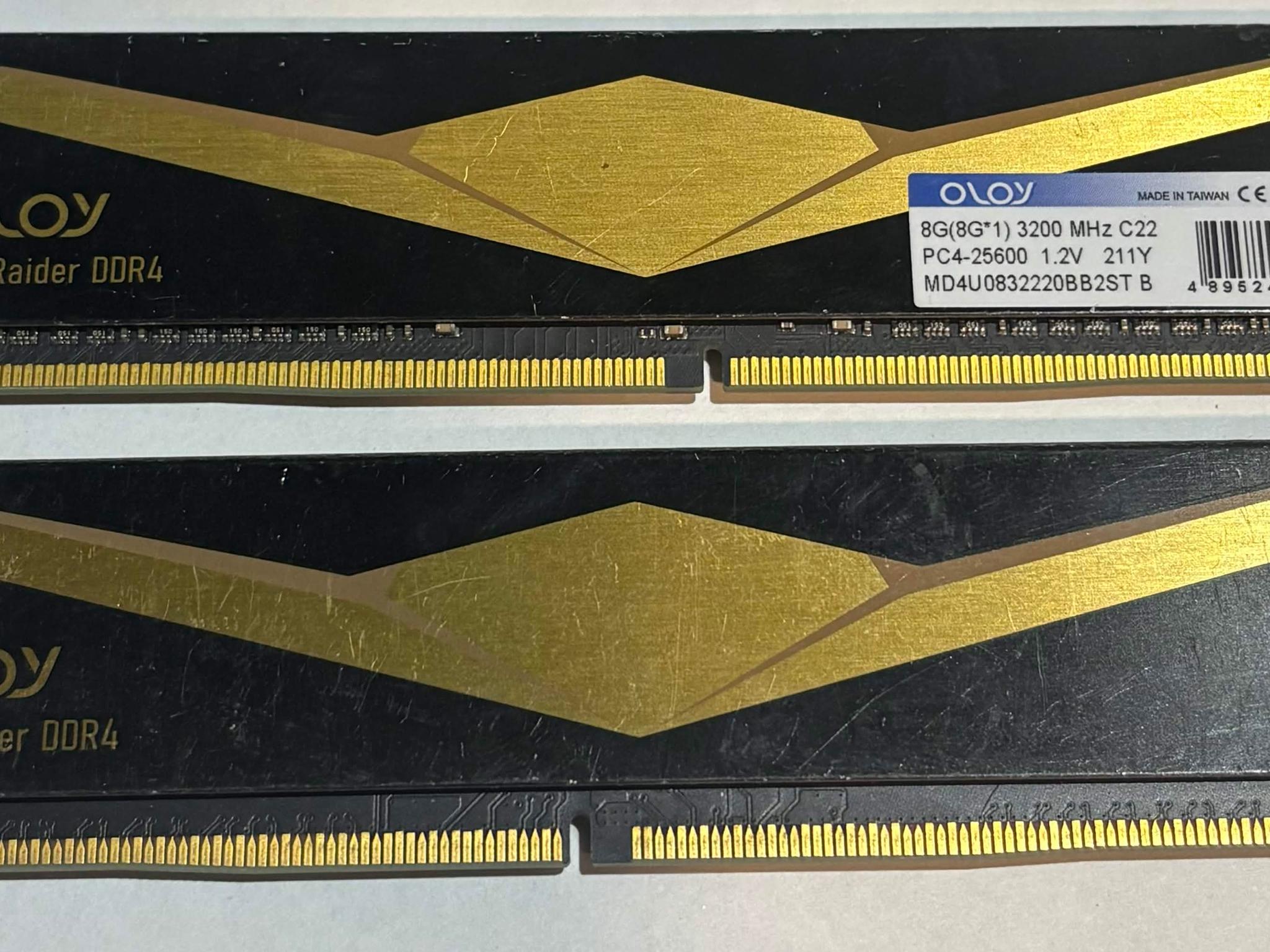 OLOy B-21 Raider 16GB (2x8GB) DDR4 Memory Kit | Tested Working  Condition