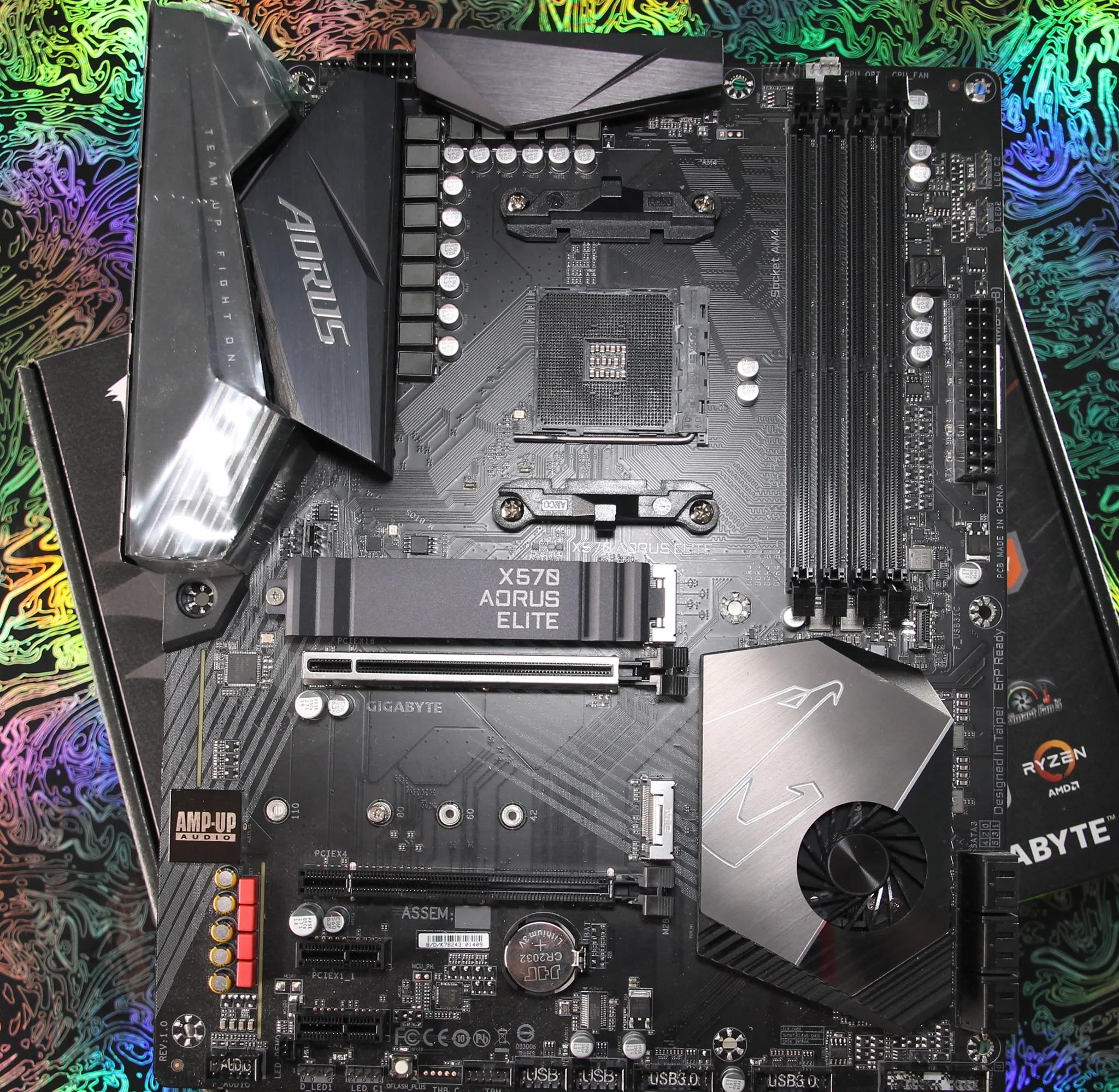 Gigabyte X570 AORUS Elite ATX AM4 Motherboard