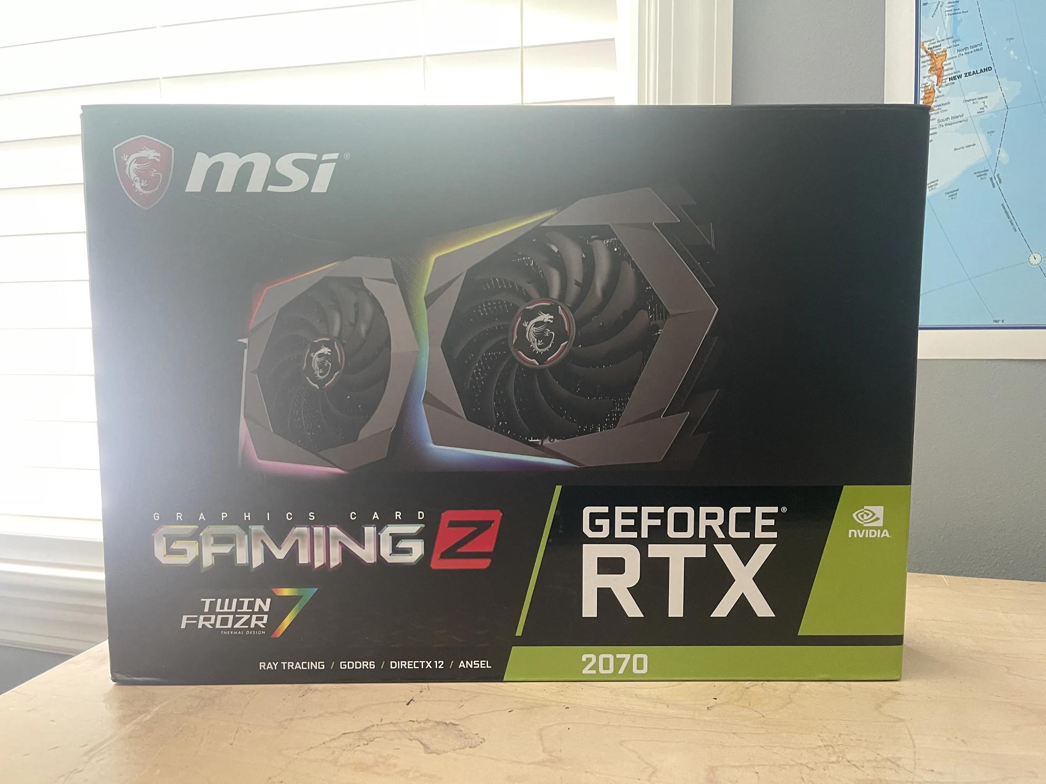 GeForce RTX 2070 GAMING Z 8GB, Only used for light gaming