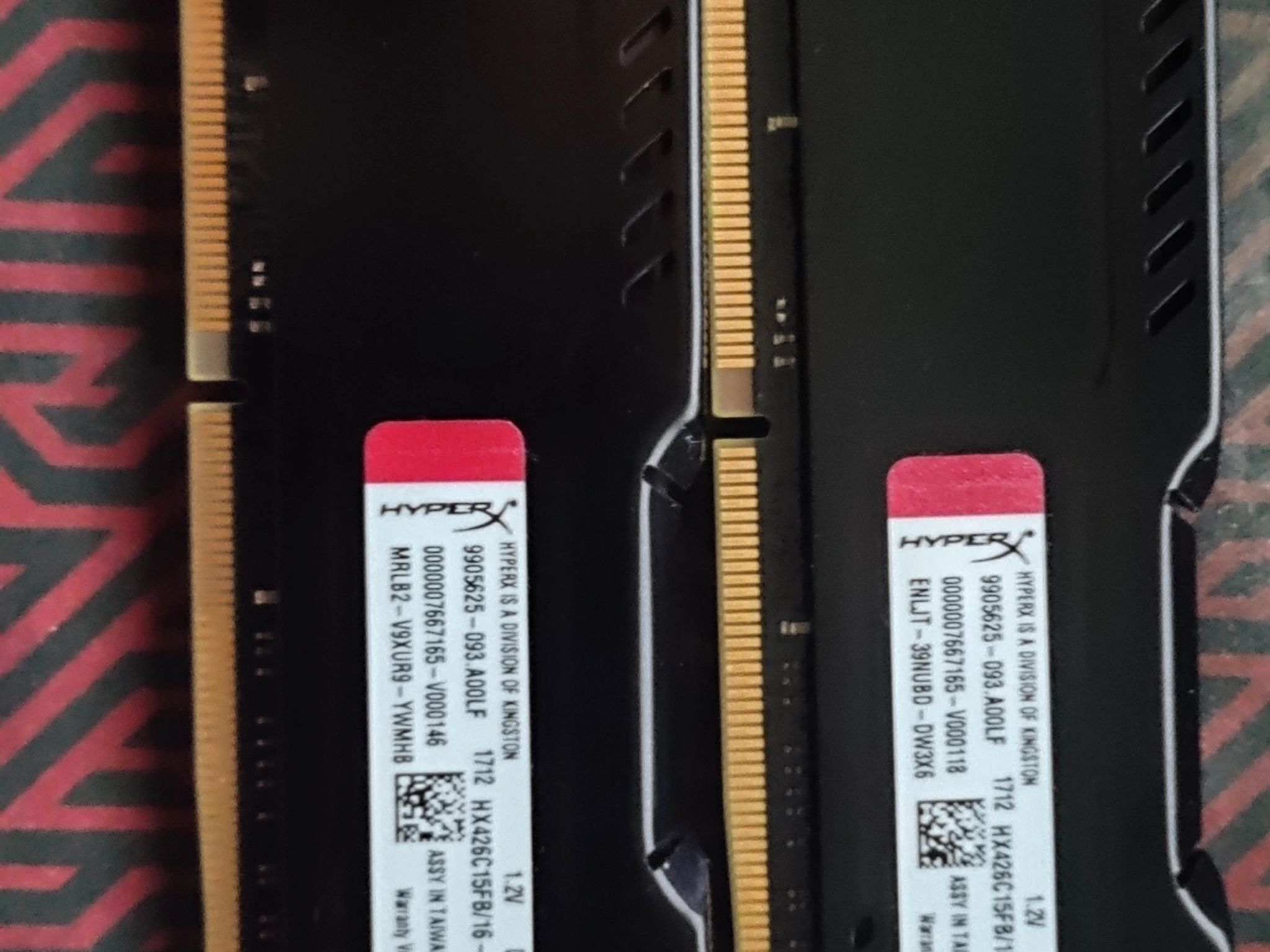 Kingston HyperX DDR4 Memory 2x16 GB