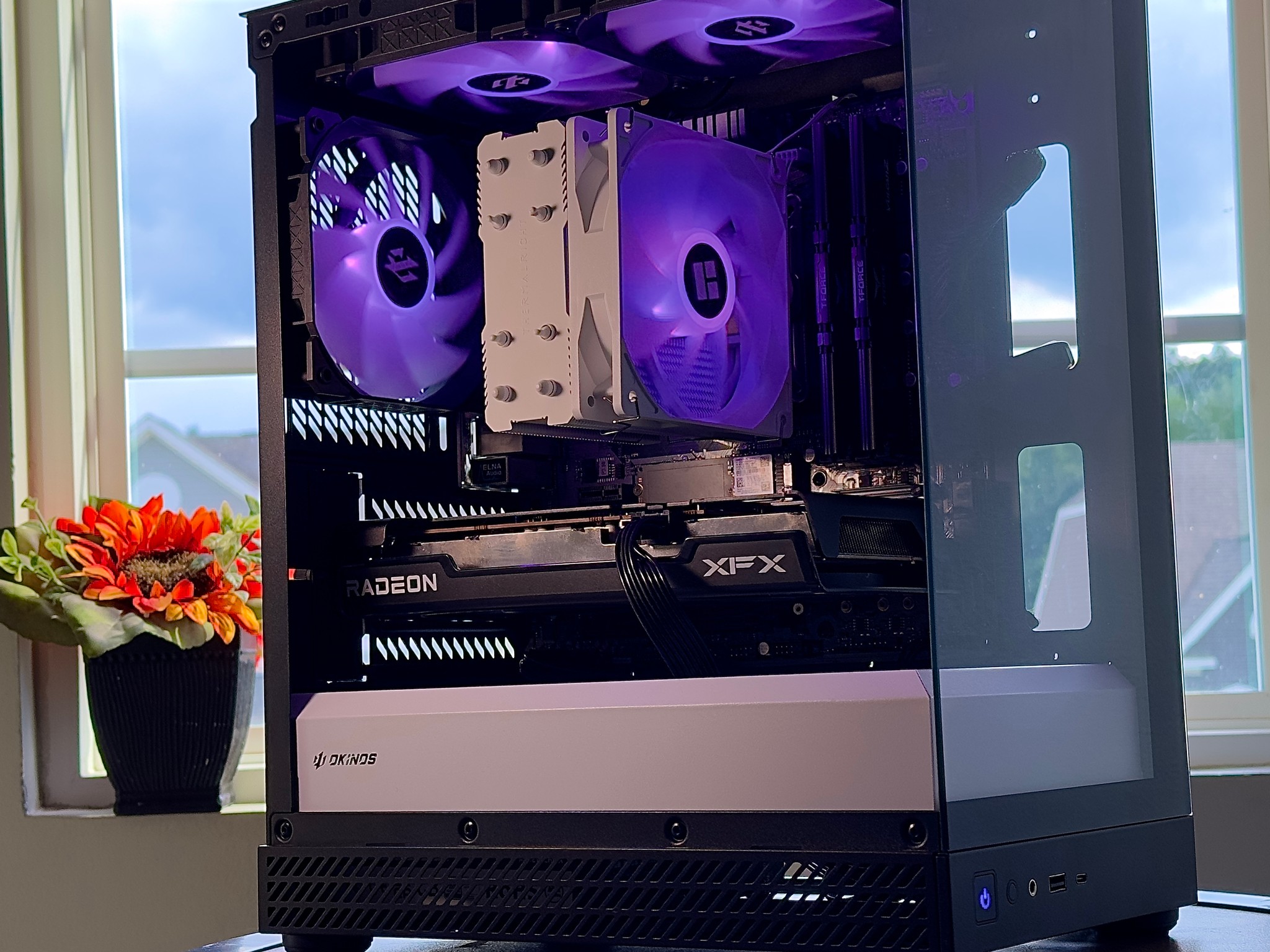 🤍🖤Custom Gaming PC🖤🤍 | RX 6600 | Ryzen 5 5600x | 16GB (3200hz) | WiFi | Windows 11