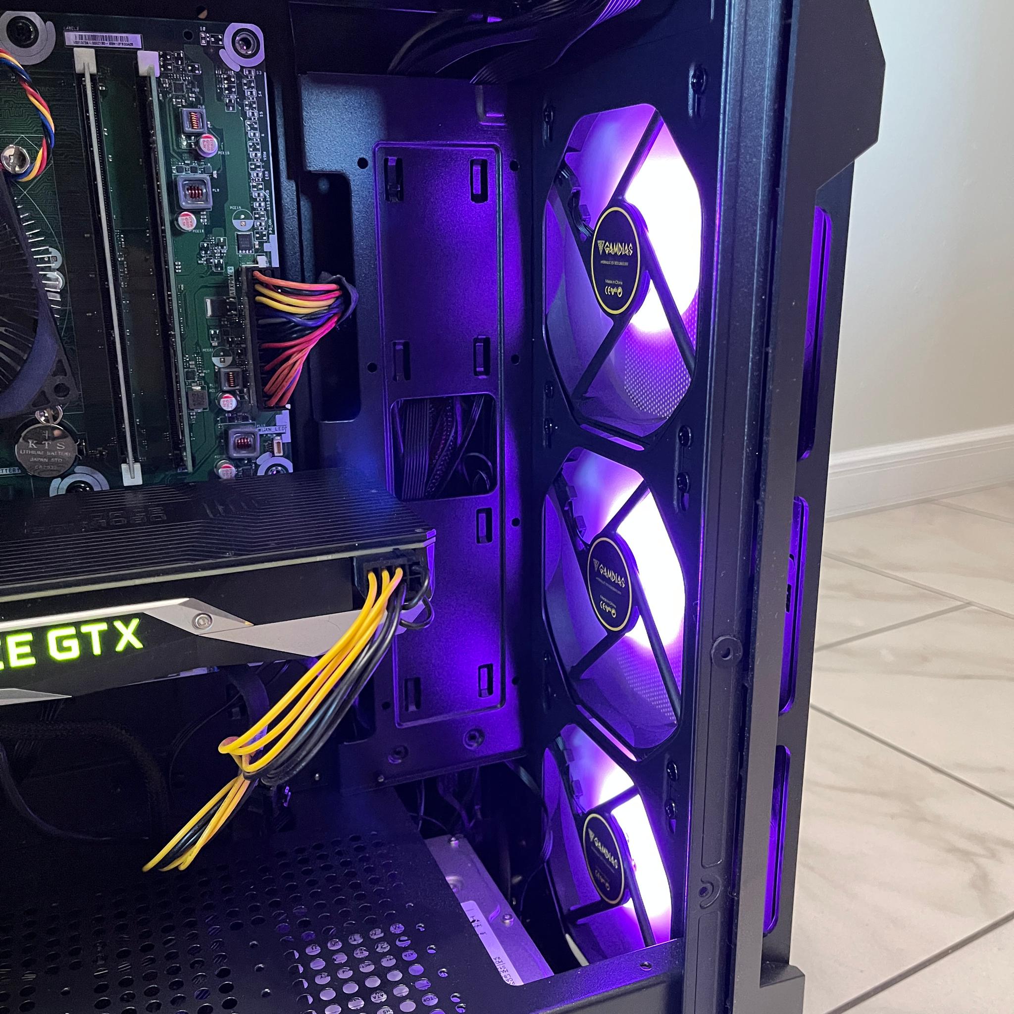 NVIDIA GTX 1080, Intel i7-6700, 12GB RAM, 870 GB Storage, High FPS Gaming PC w/ Wi-Fi + Bluetooth
