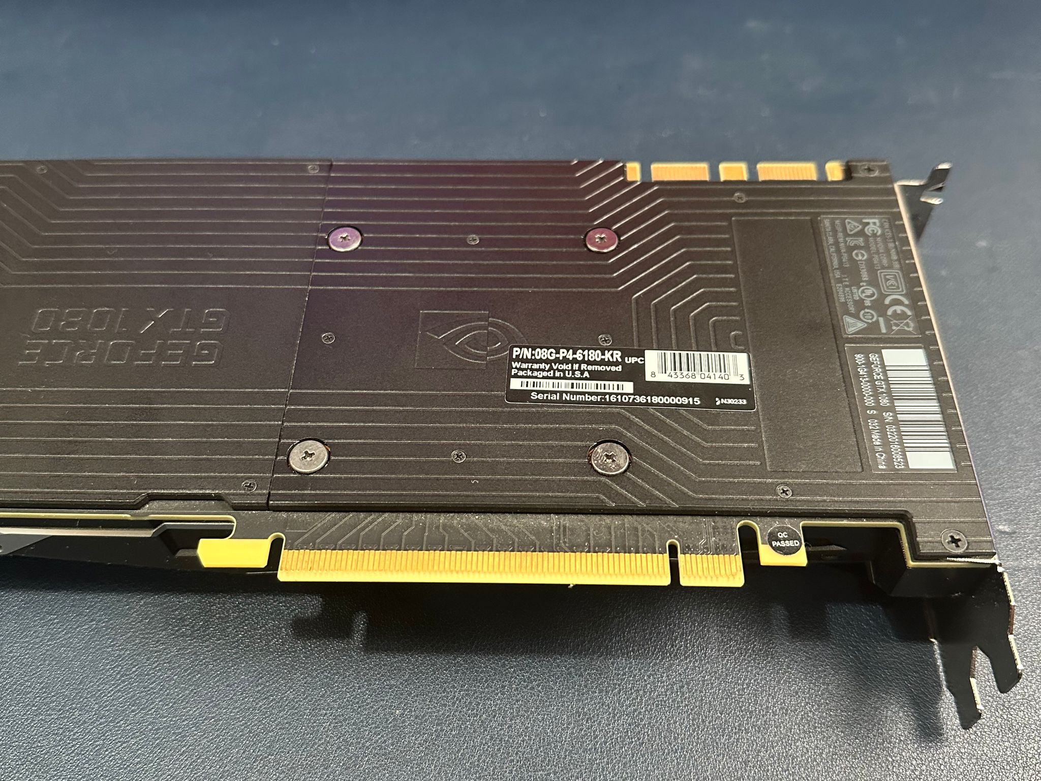EVGA GeForce GTX 1080 FE - Running & Tested