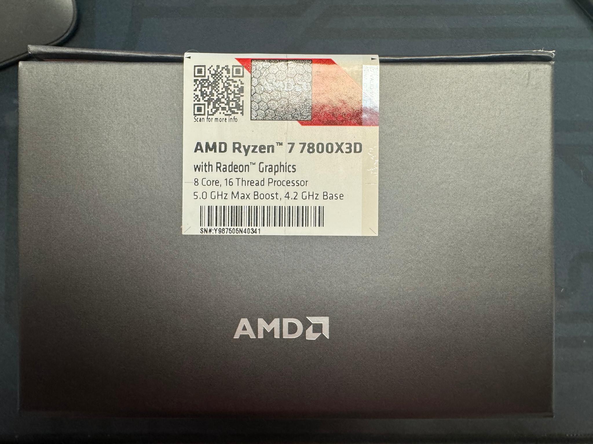 AMD Ryzen 7 7800X3D *New In Box*