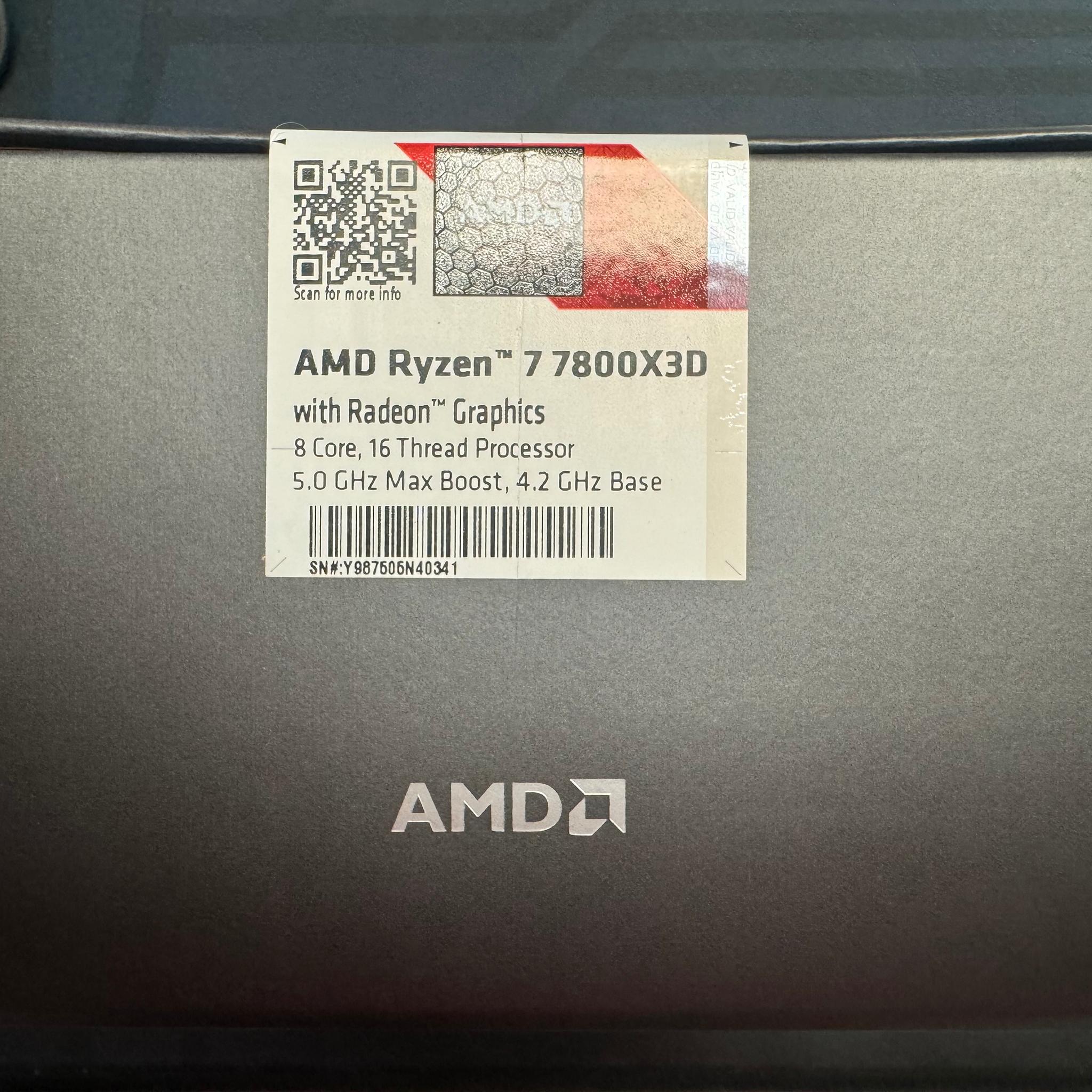 AMD Ryzen 7 7800X3D *New In Box*