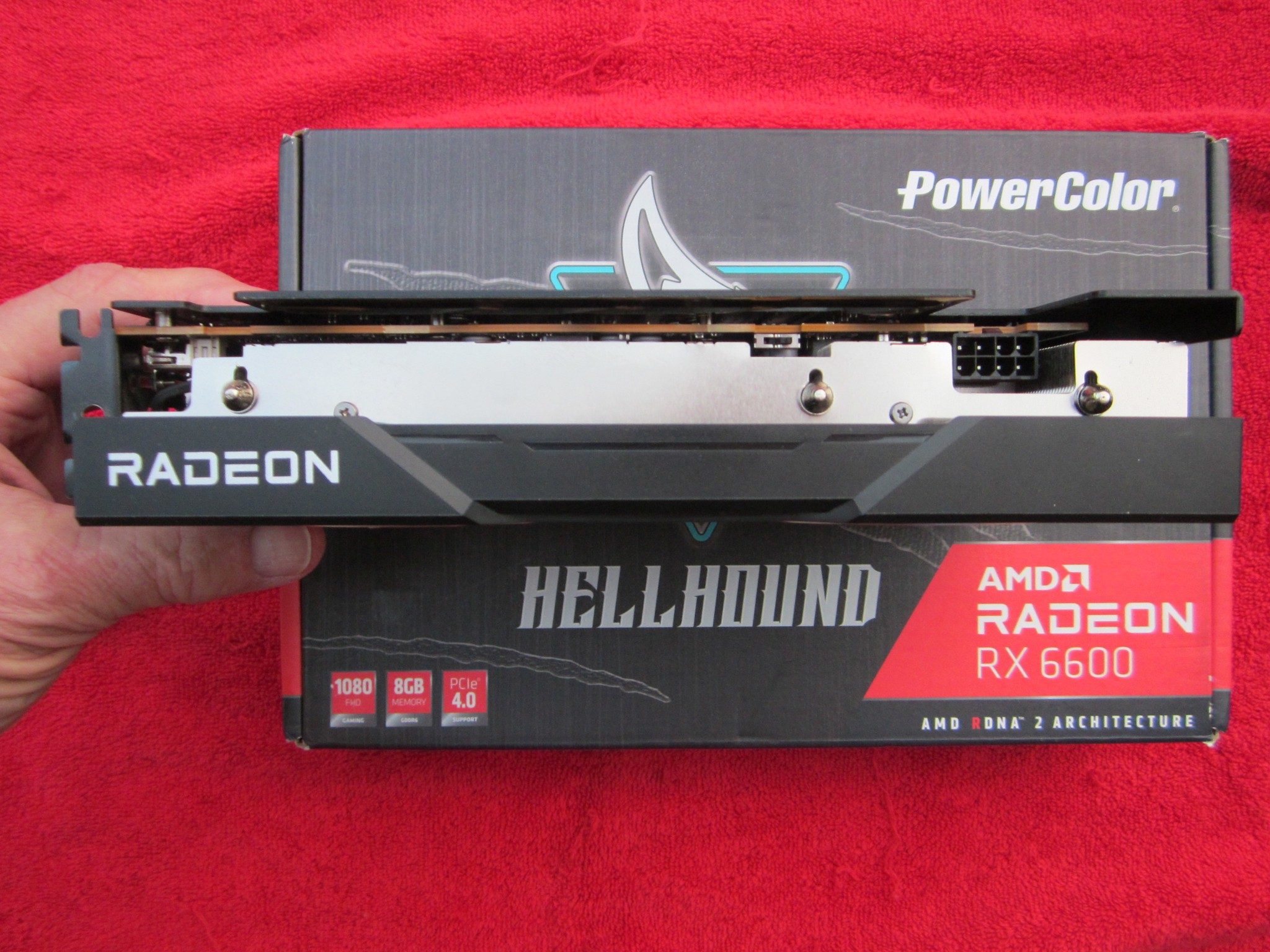 PowerColor Hellhound AMD Radeon RX 6600 8GB GDDR6 Graphics Card