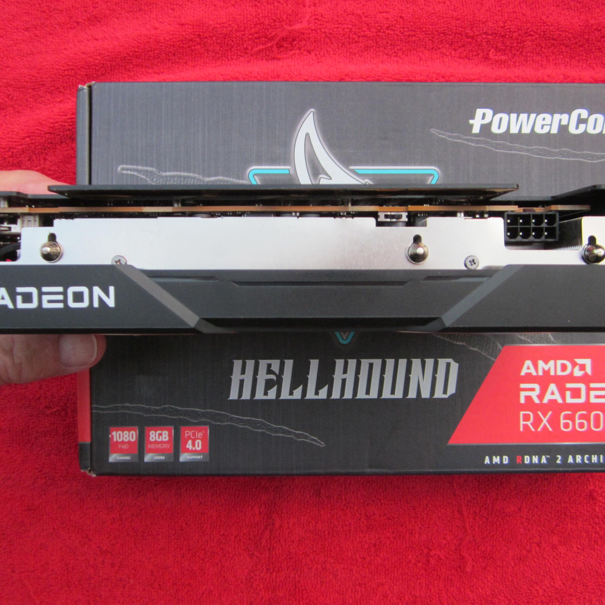 PowerColor Hellhound AMD Radeon RX 6600 8GB GDDR6 Graphics Card