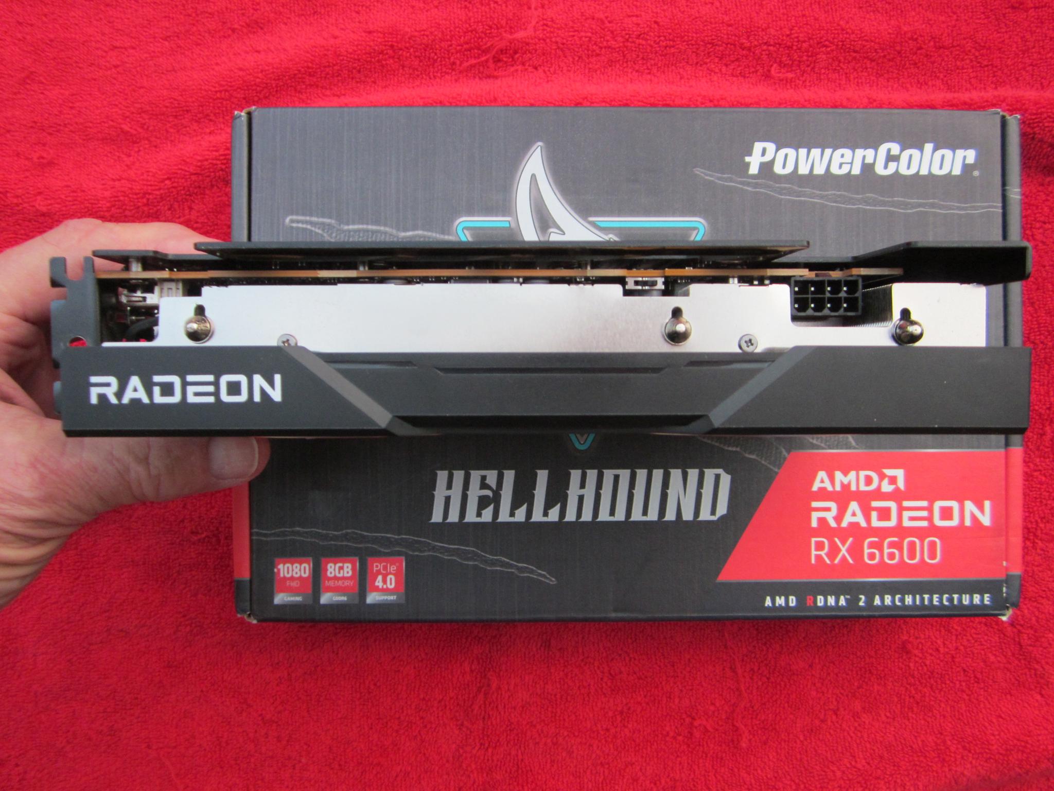 PowerColor Hellhound AMD Radeon RX 6600 8GB GDDR6 Graphics Card