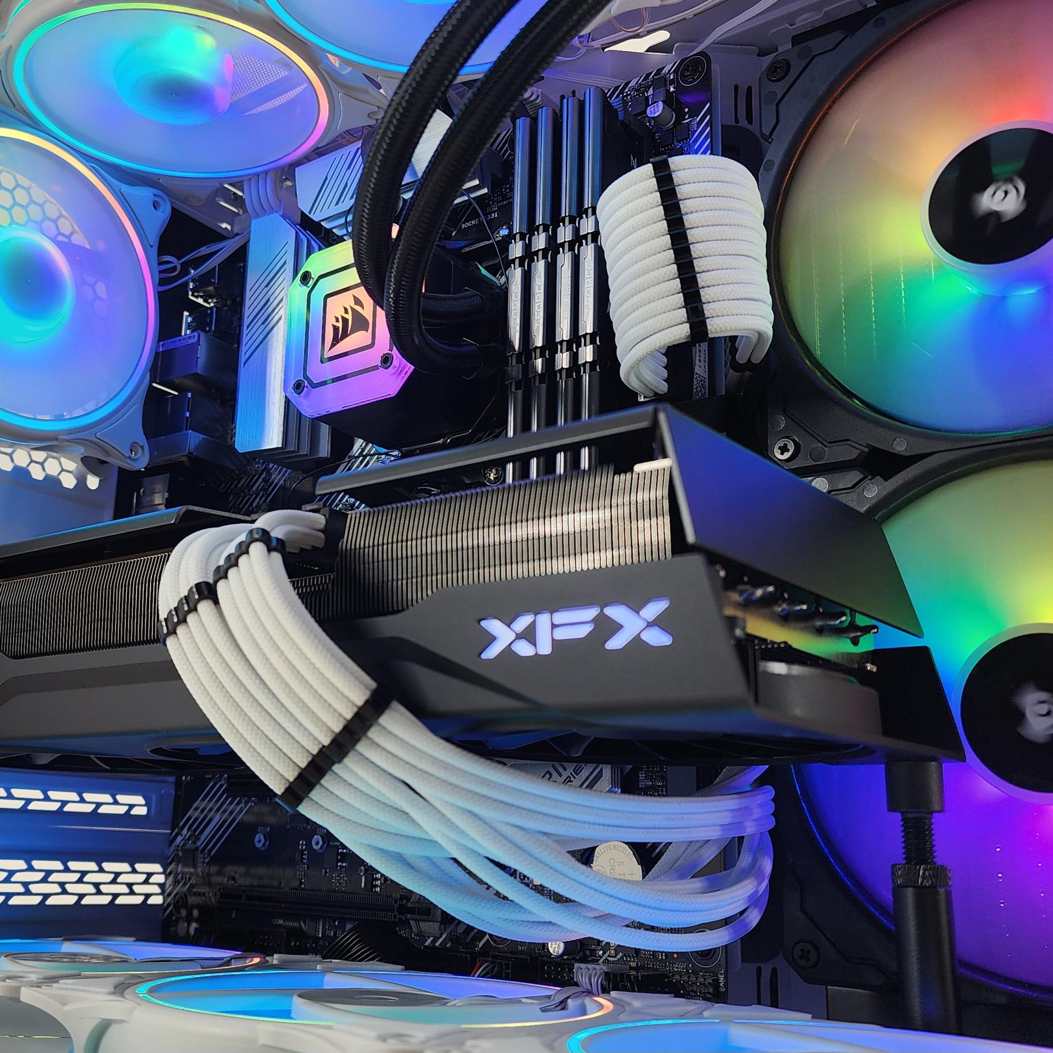 Gaming PC Ryzen 7 5800X3D 32GB RAM 2TB SSD RX 9070 XT 16GB Windows 11 Computer