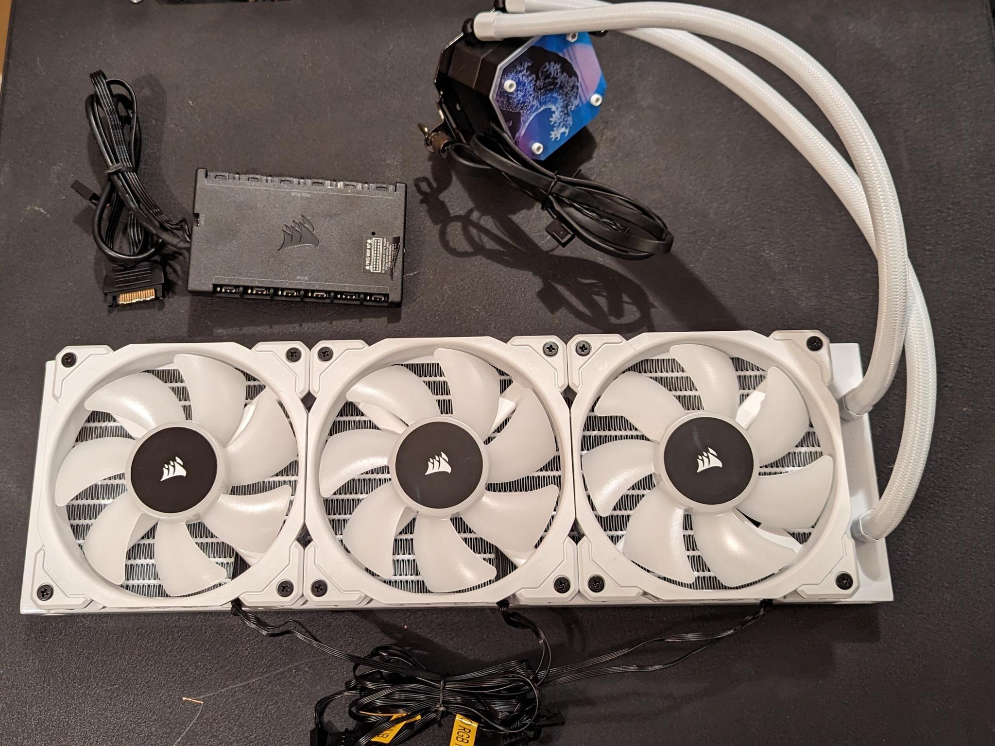 Corsair H150i ELITE CAPELLIX 360mm AIO with iCUE - White - AMD Only
