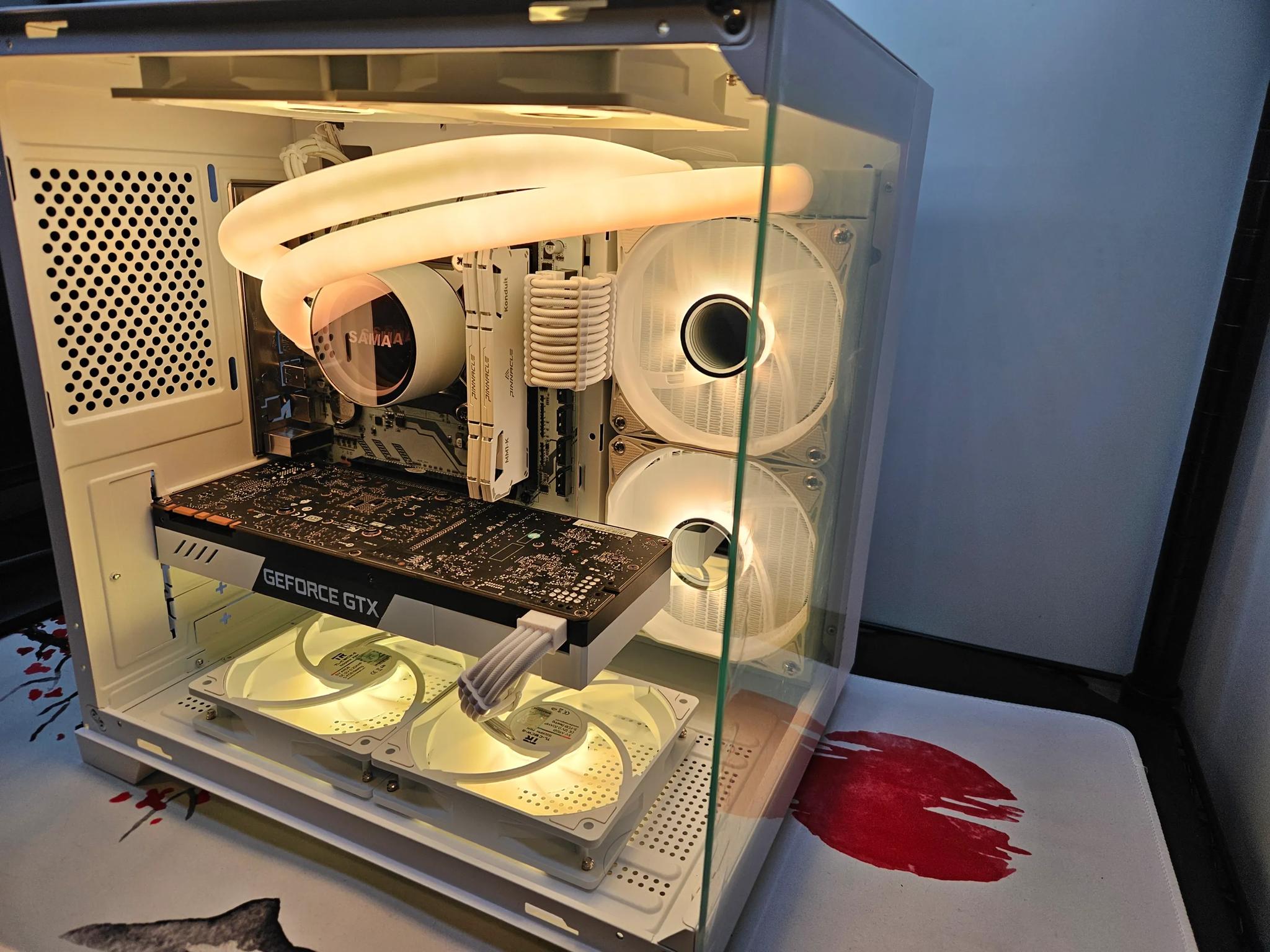 Liquid Cooled Arctic Rig  Ryzen 5 / 32GB DDR4 / 1TB SSD / GTX 1070 TI