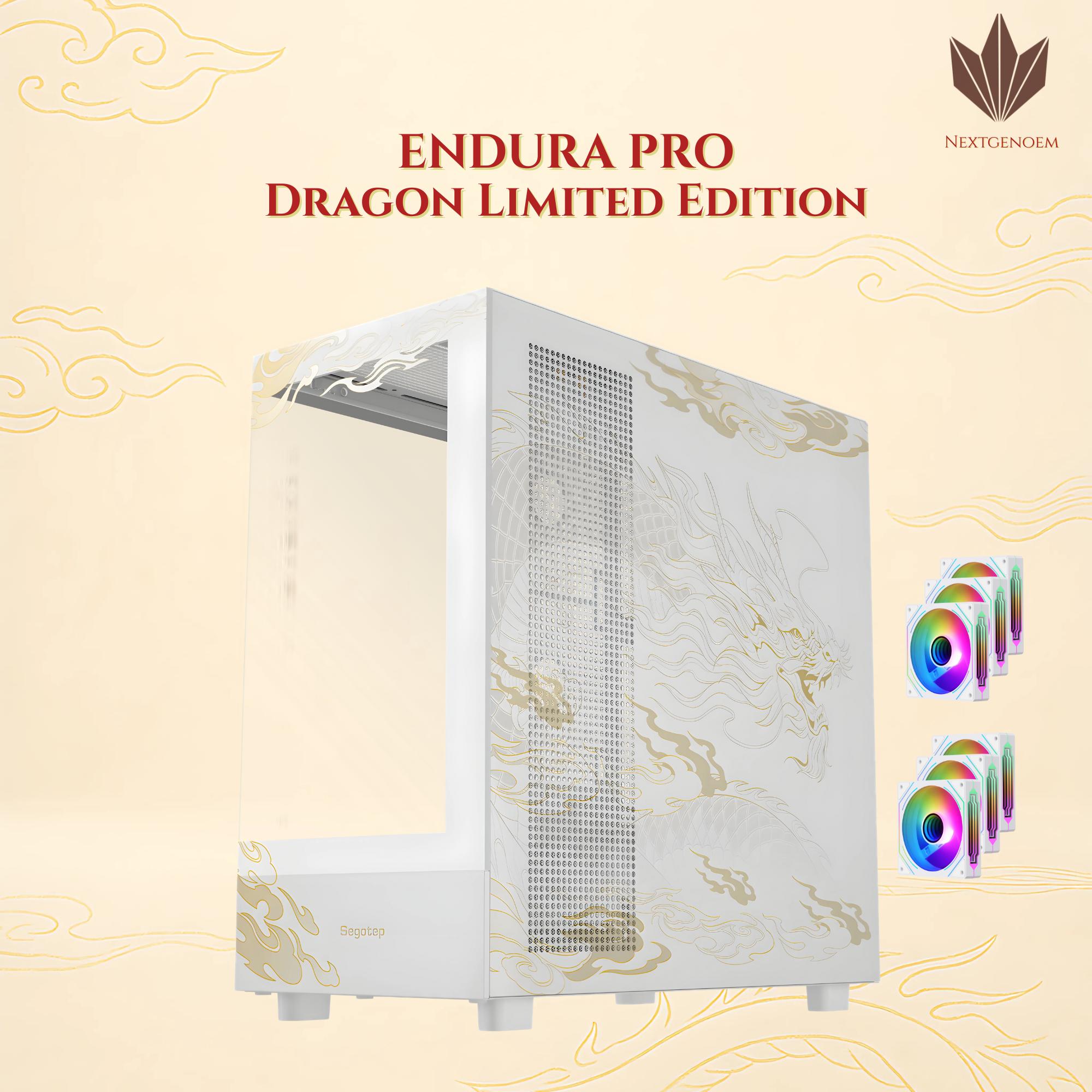 SEGOTEP Endura Pro+ | 🐉🌟LOONG/DRAGON Edition🌟 🐉 | ATX CASE |360mm AIO Support | 6 ARGB FAN INCLUDED