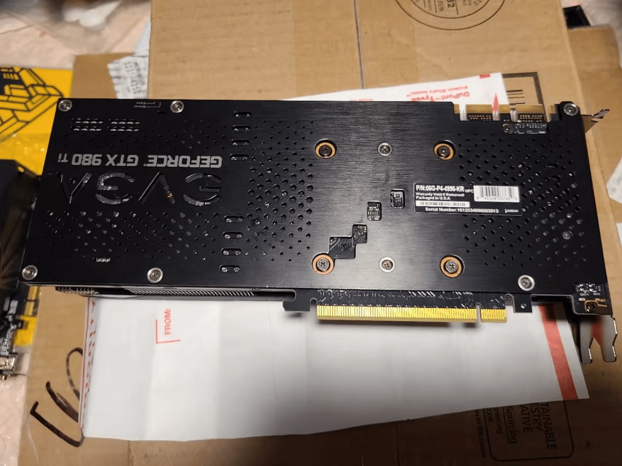 EVGA GTX 980ti FTW