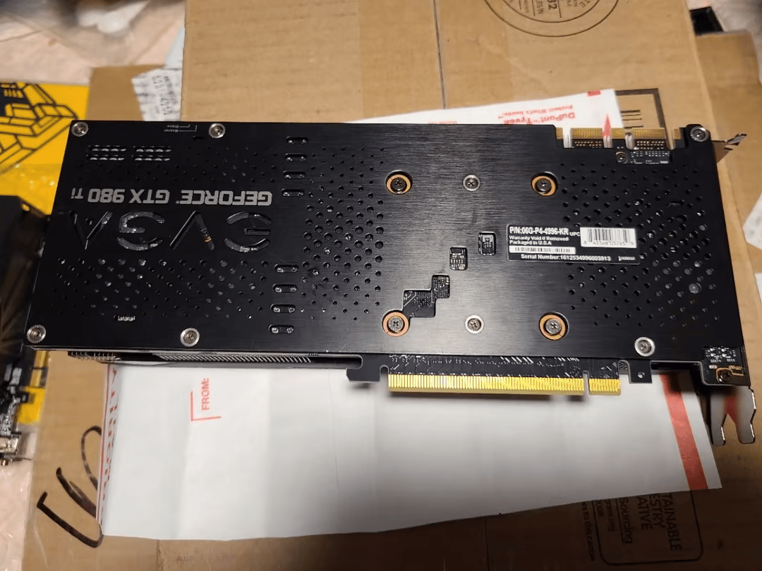 EVGA GTX 980ti FTW