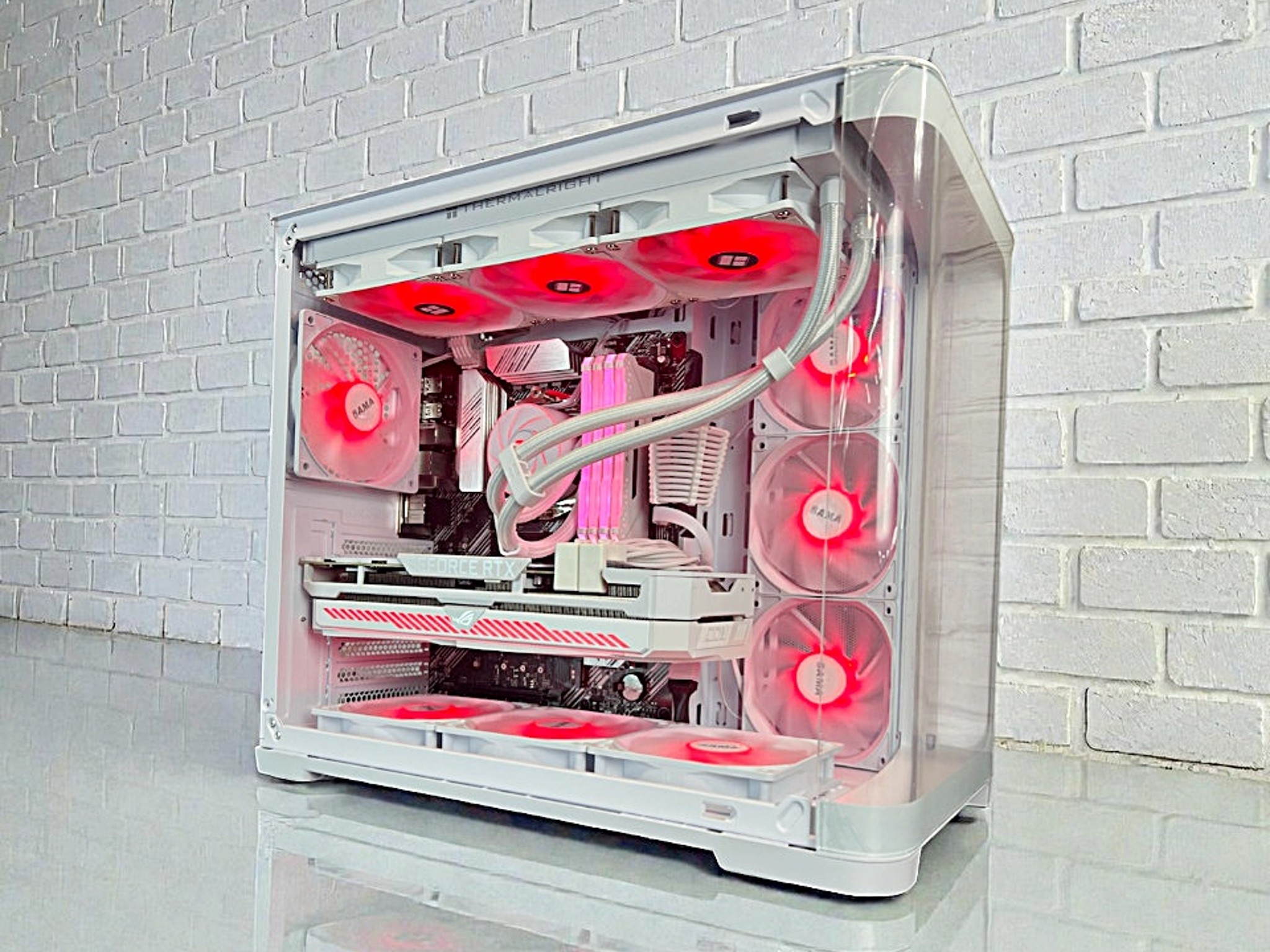 Liquid Cooled Ryzen 7 5800X ROG Strix RTX 3070 32GB RAM 1 TB WIFI5 Win 11