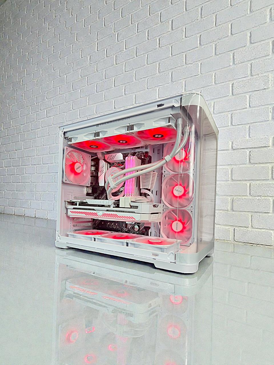 Liquid Cooled Ryzen 7 5800X ROG Strix RTX 3070 32GB RAM 1 TB WIFI5 Win 11