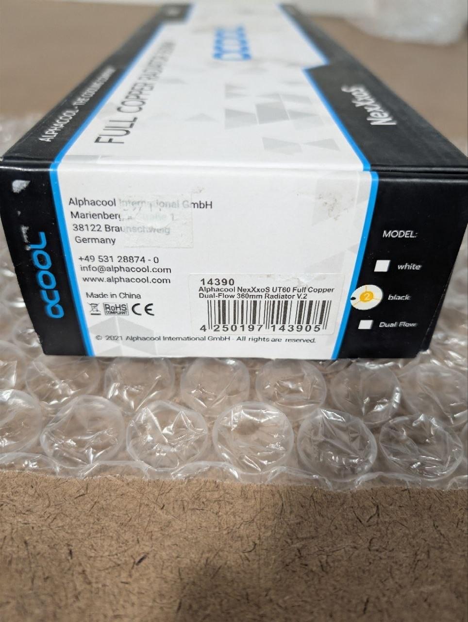 Alphacool NexXxoS UT60 Full Copper Dual-Flow 360mm Radiator (14390)