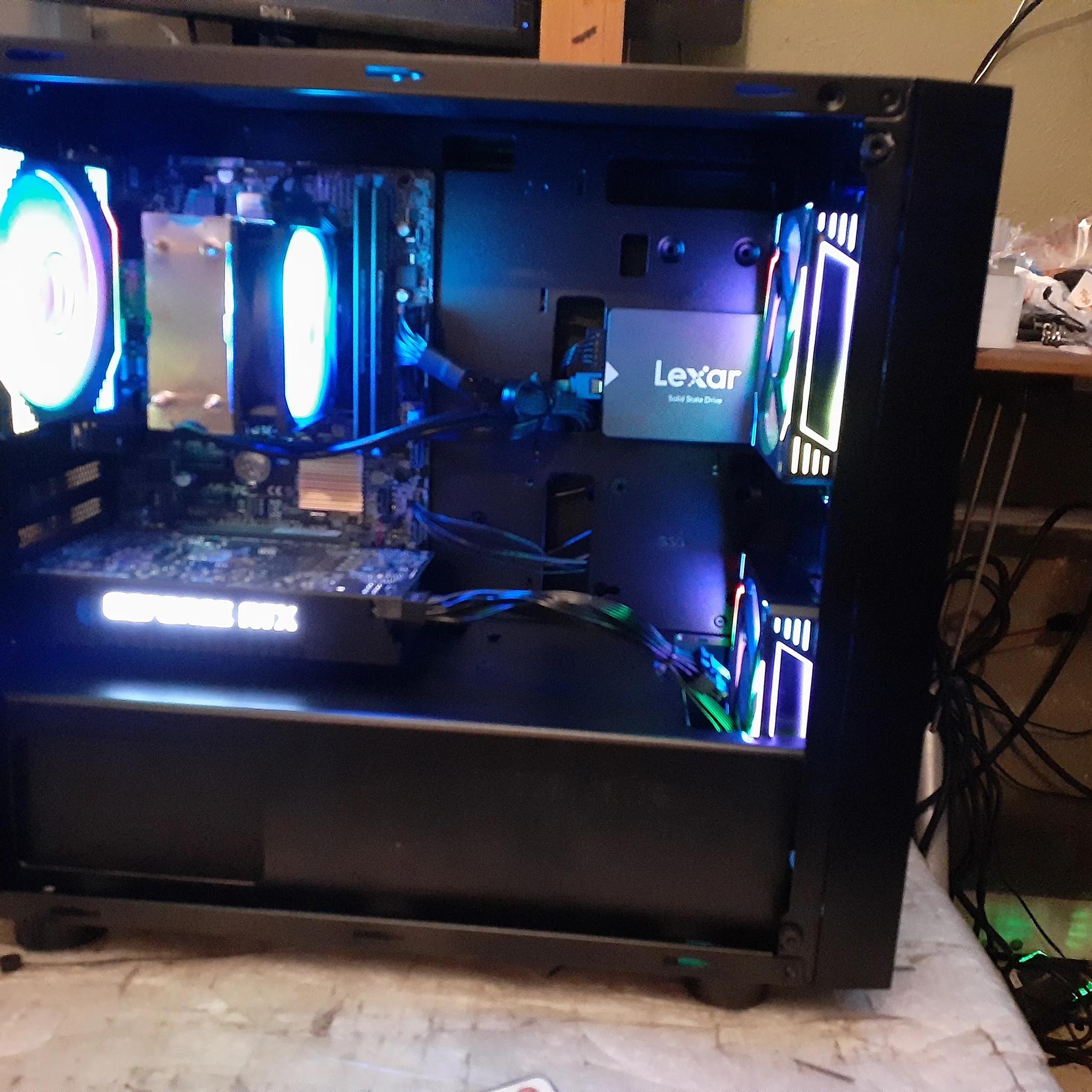 Custom Gaming Computer, i5-6500 CPU, 16 gig DDR4, 512 SSD, RTX 2060, Windows 11