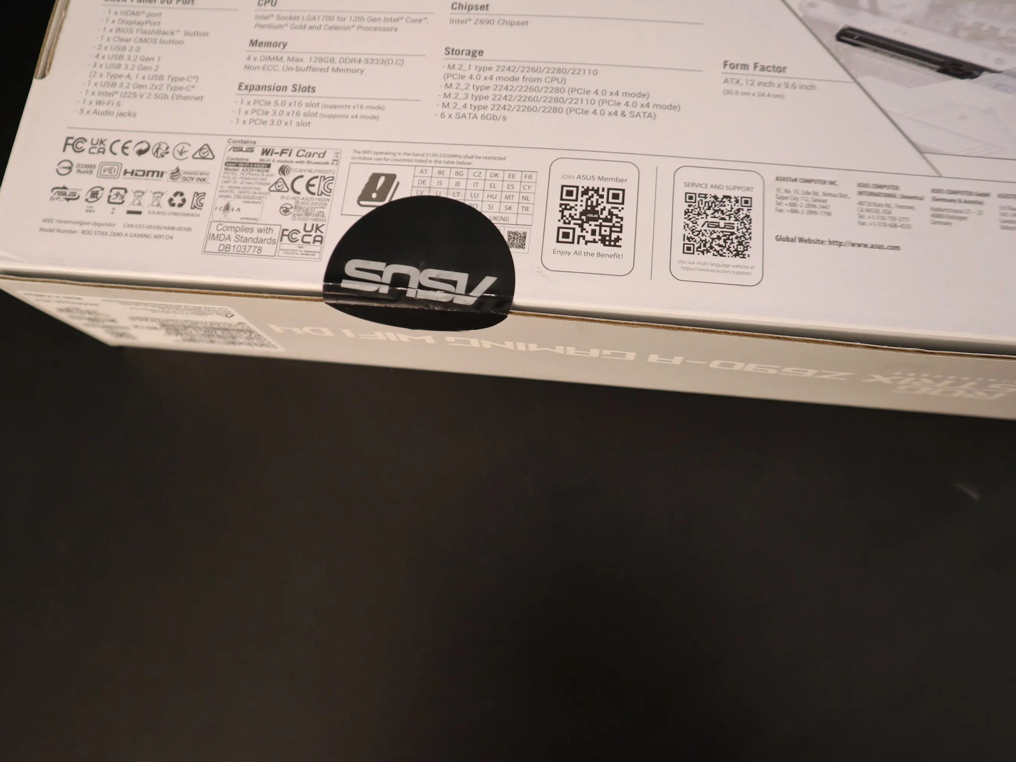 Asus Strix Z690-A Gaming WiFi D4 | Brand New Sealed