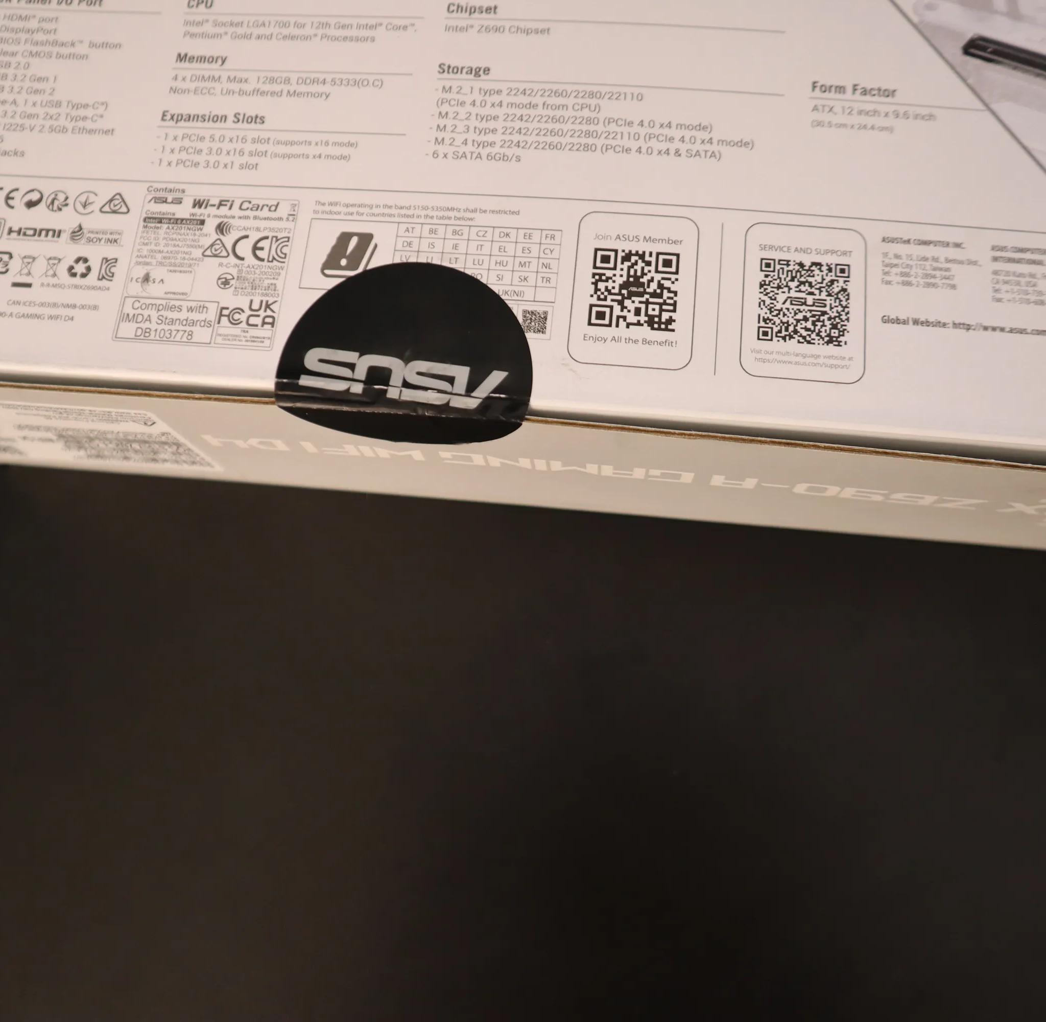Asus Strix Z690-A Gaming WiFi D4 | Brand New Sealed