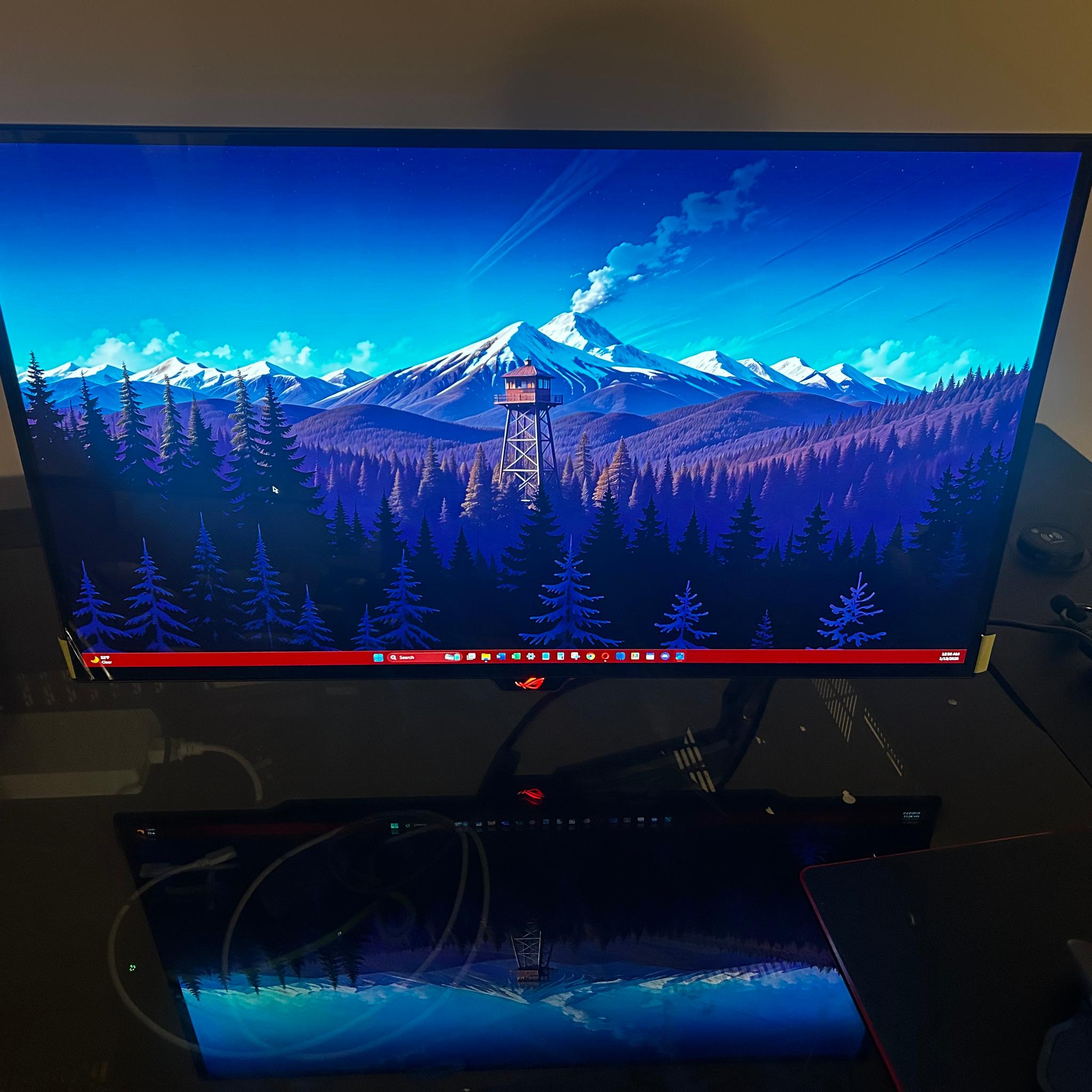 ASUS ROG 27” OLED (240hz) (2560x1440) Screen Protector Still Attached! (PG27AQDM)