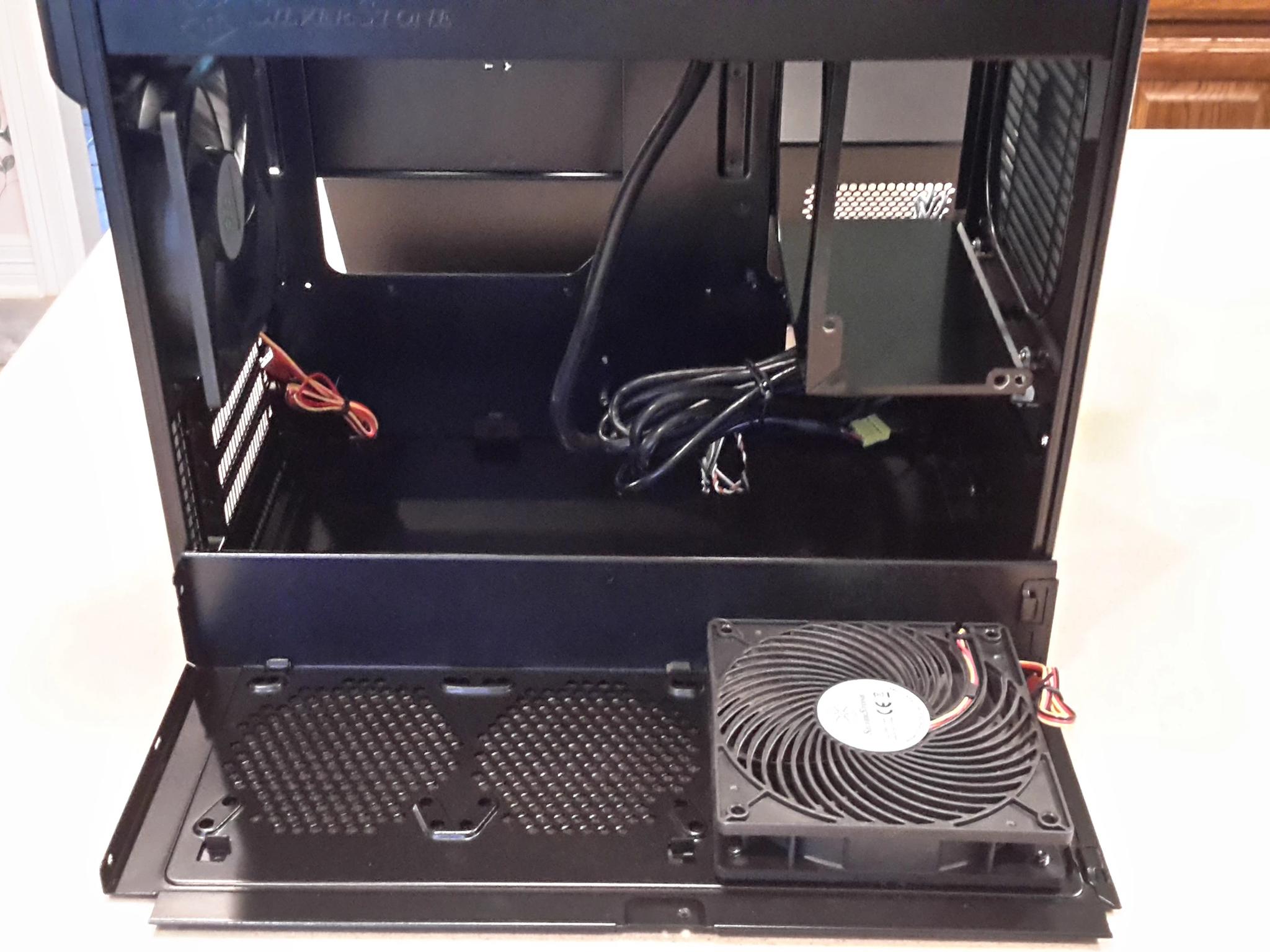 Silverstone Technology Micro-ATX, Mini-ITX Mini-Tower Computer Case, Black Steel SG09B