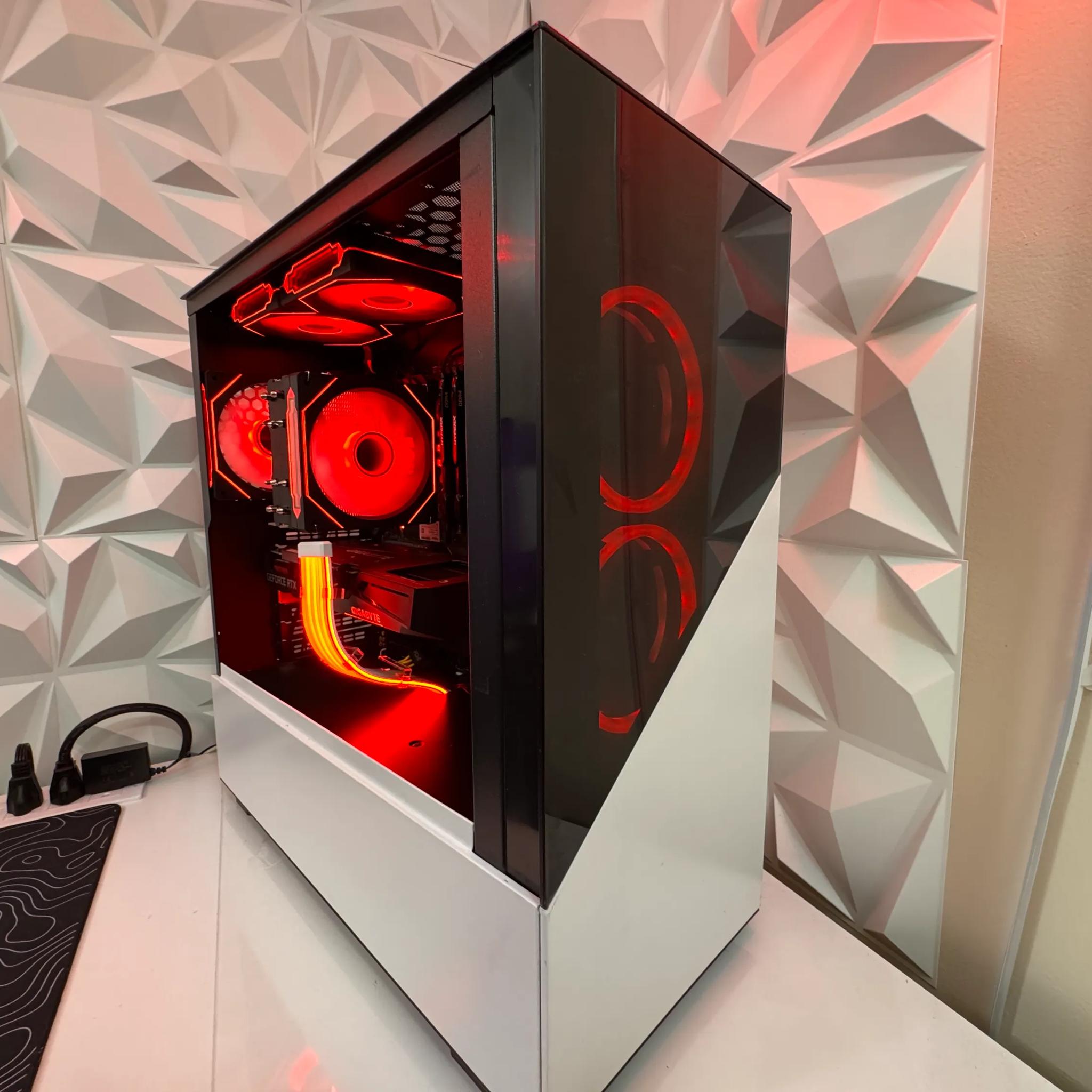 🩷🤍 Pure Aesthetic Gaming PC | i9-9900K | RTX 3060 Ti | 32GB RAM | 1TB SSD